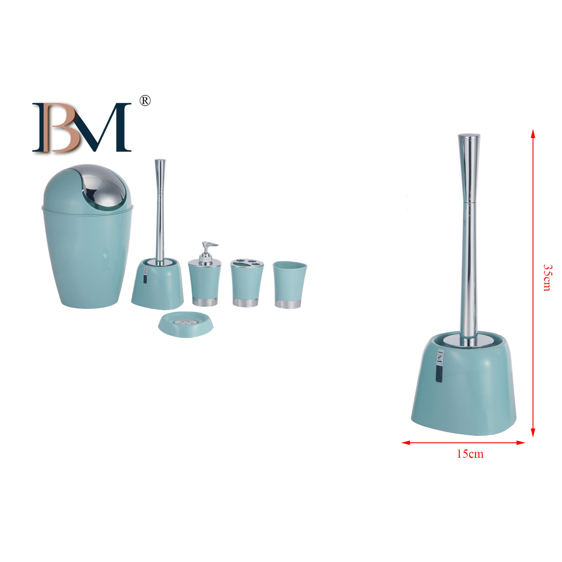 PORTASCOPINO IN PLASTICA 15X12X35CMBM