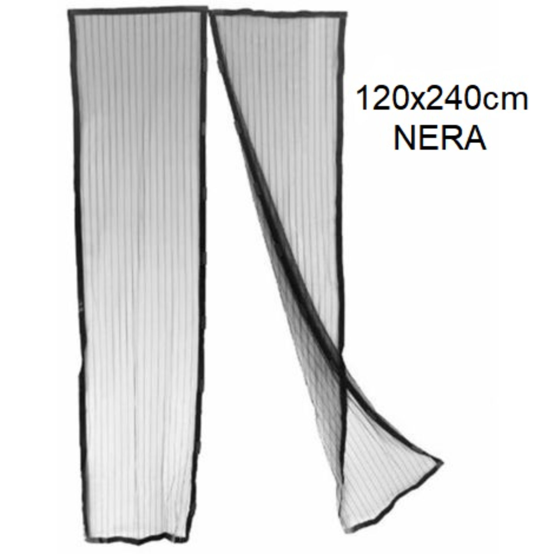 ZANZARIERA MAGNETICA 120*240 NERO