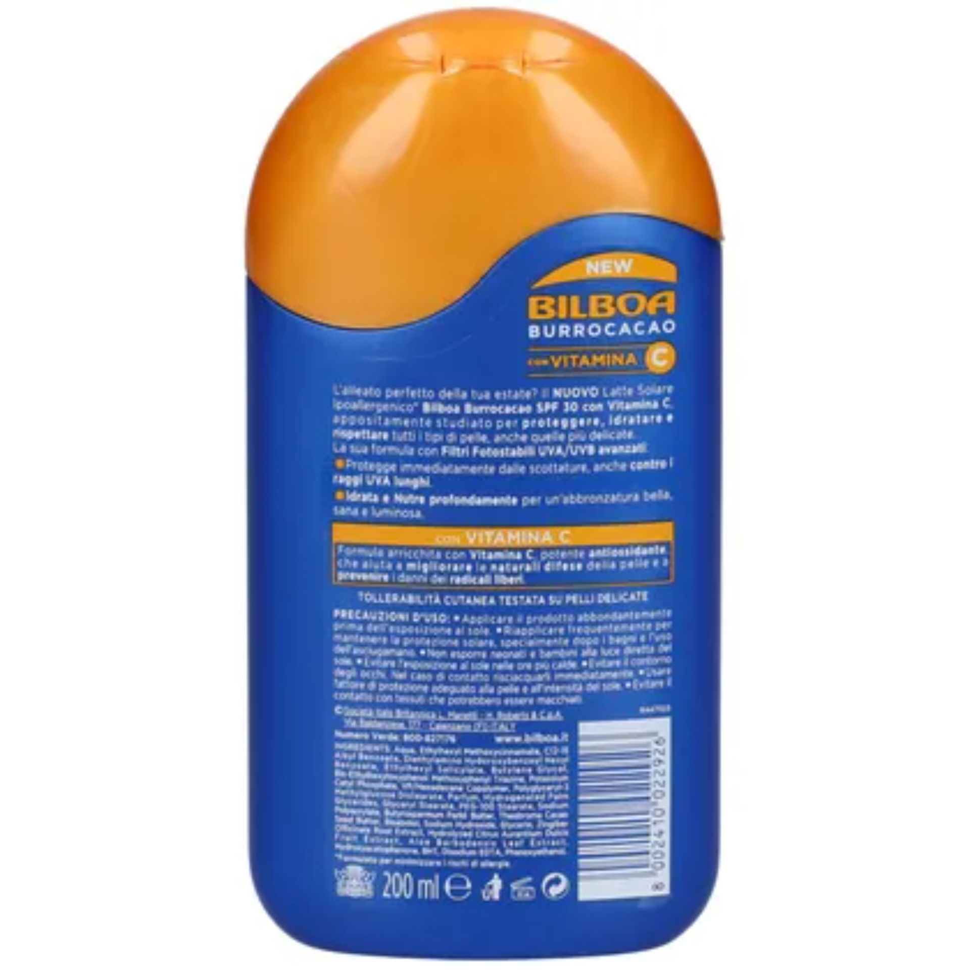 BILBOA BURROCACAO LATTE SPF30 200ML B.69