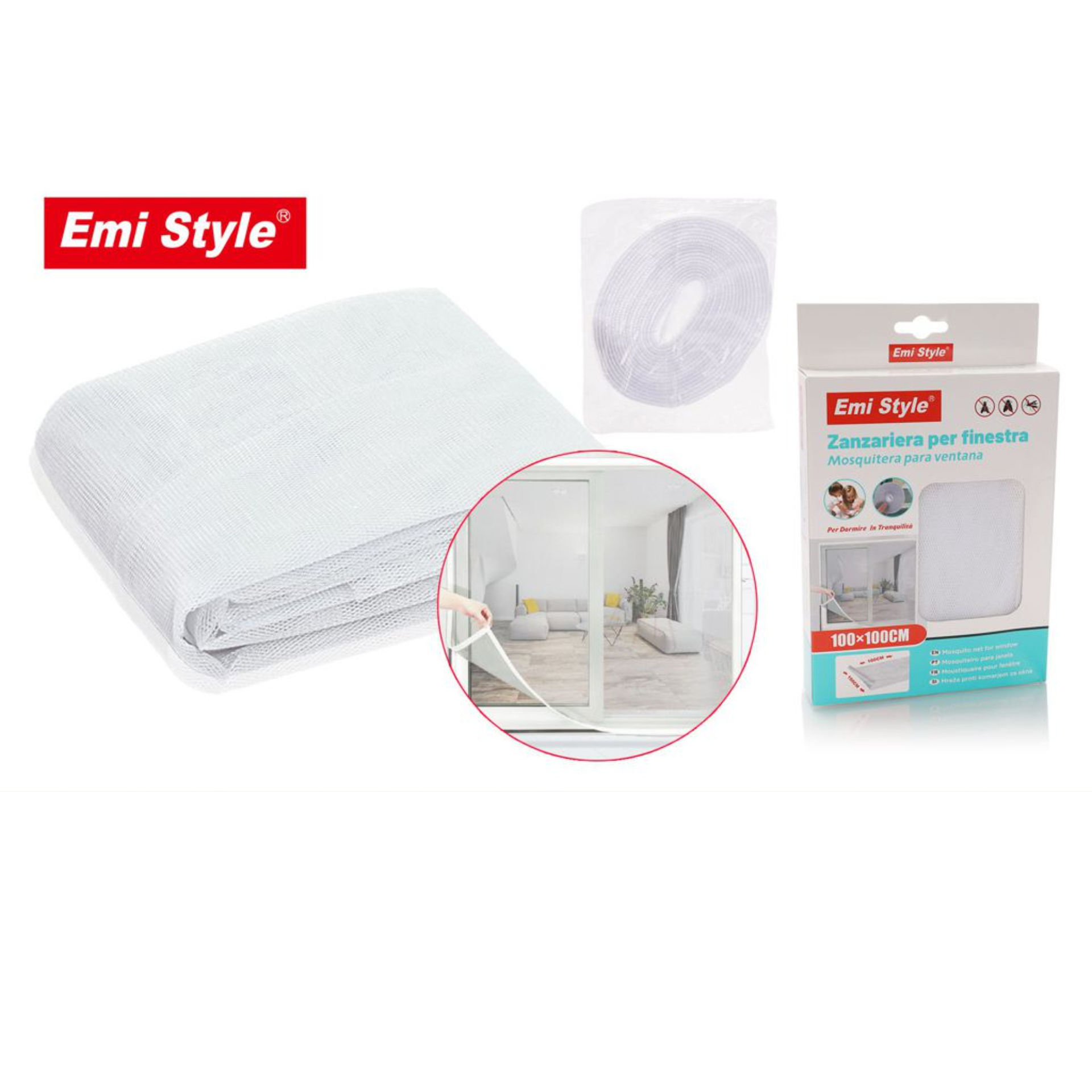 EMI ZANZARIERA PER FINESTRA 100*100CMEmi Style