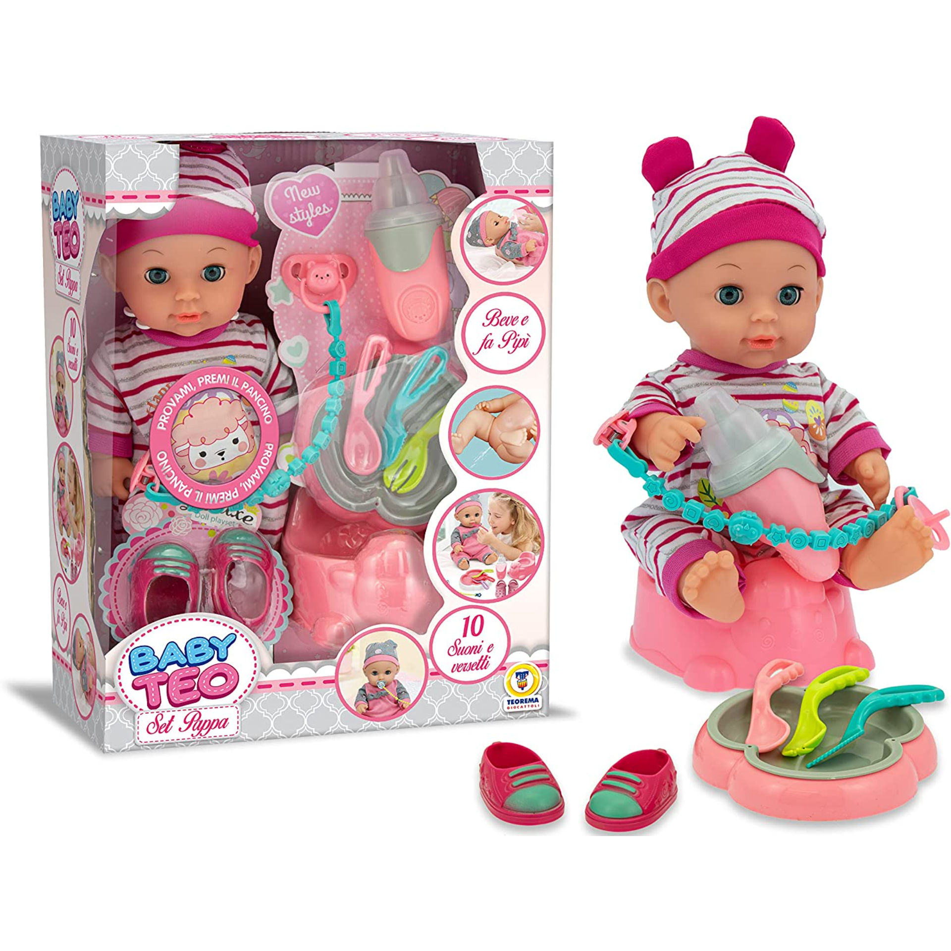 BABY TEO - SET PAPPA BAMBOLOTTO CON VOCE