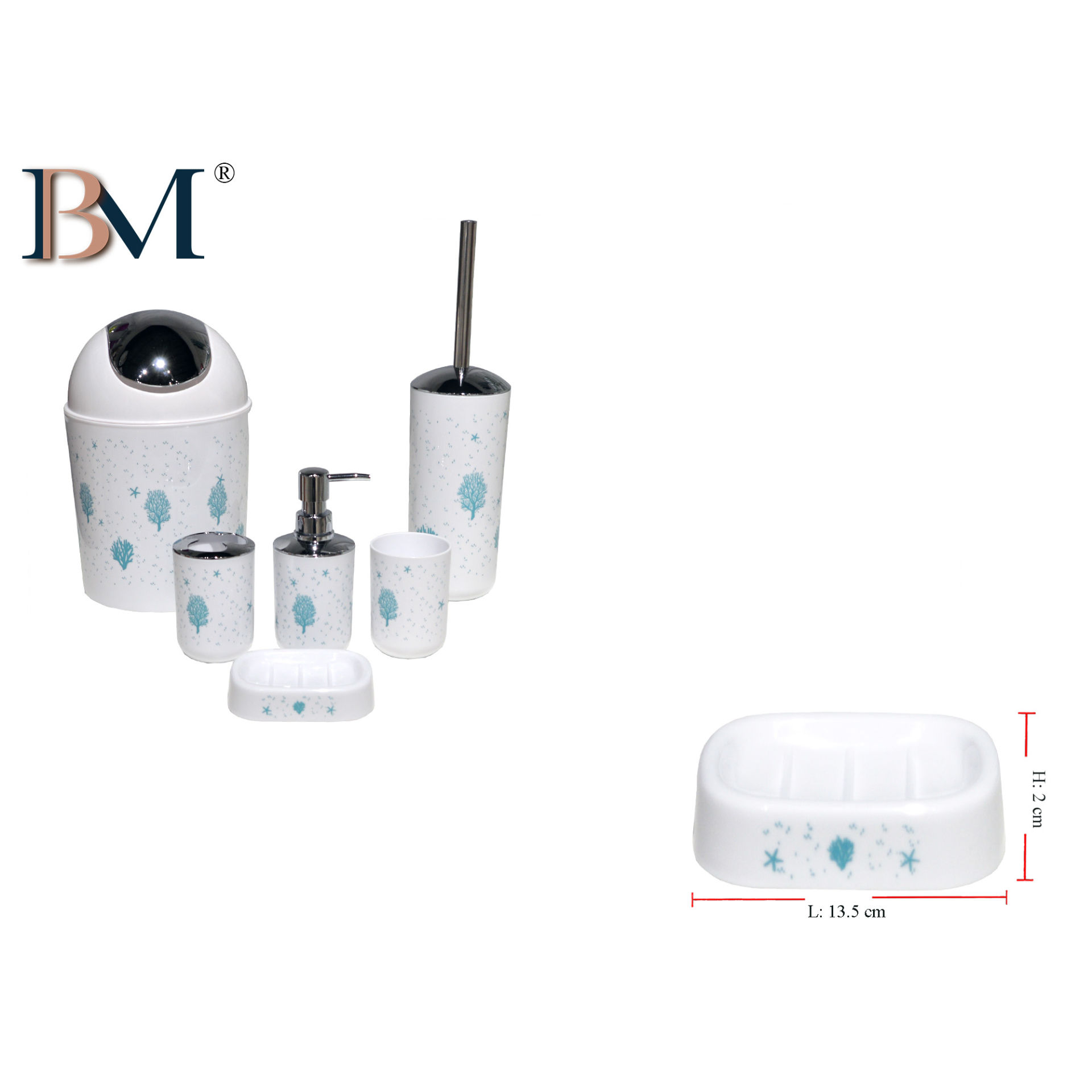 PORTASAPONE, MISURA: 13.5X8.5X2CMBM