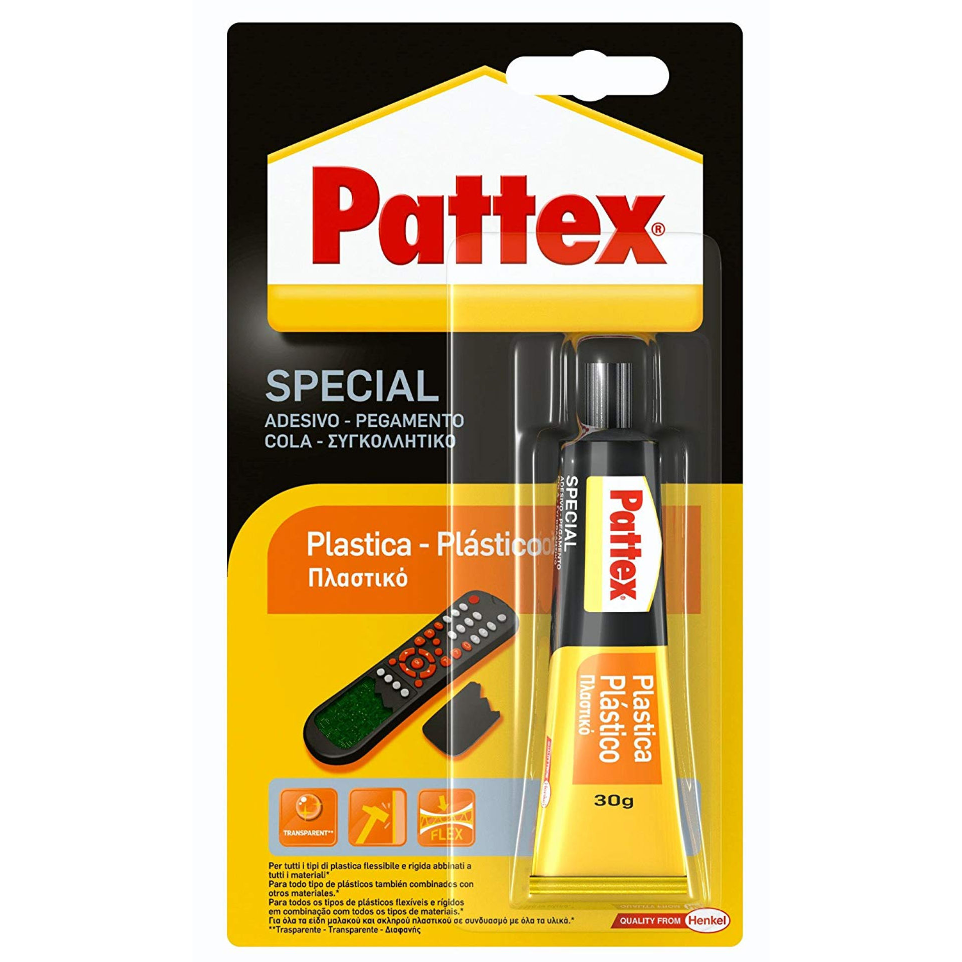 F64 COLLA PATTEX SPECIAL PLASTICA 30GPattex