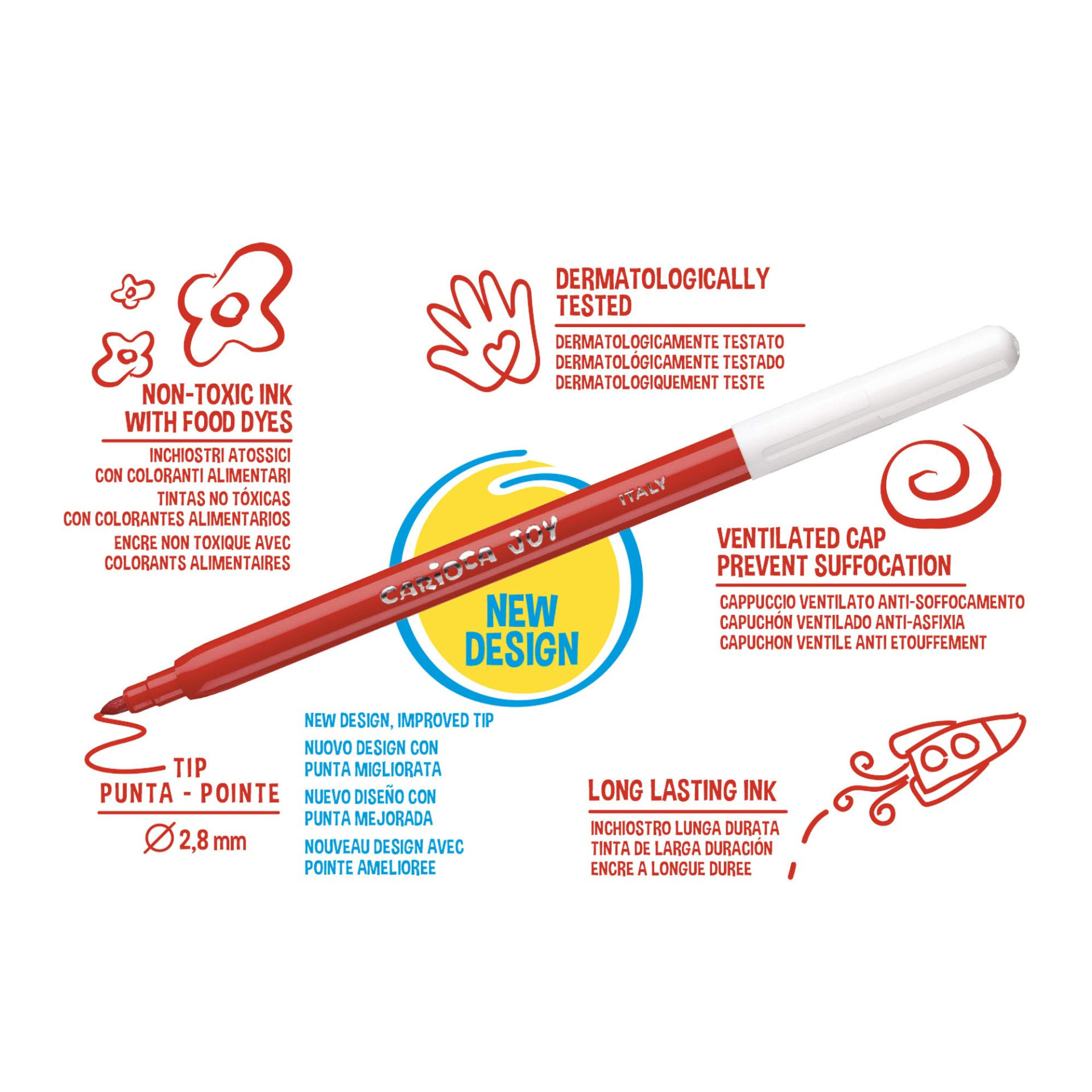 CARIOCA JOY BUSTA DI CARTONE  6 PZ.Carioca