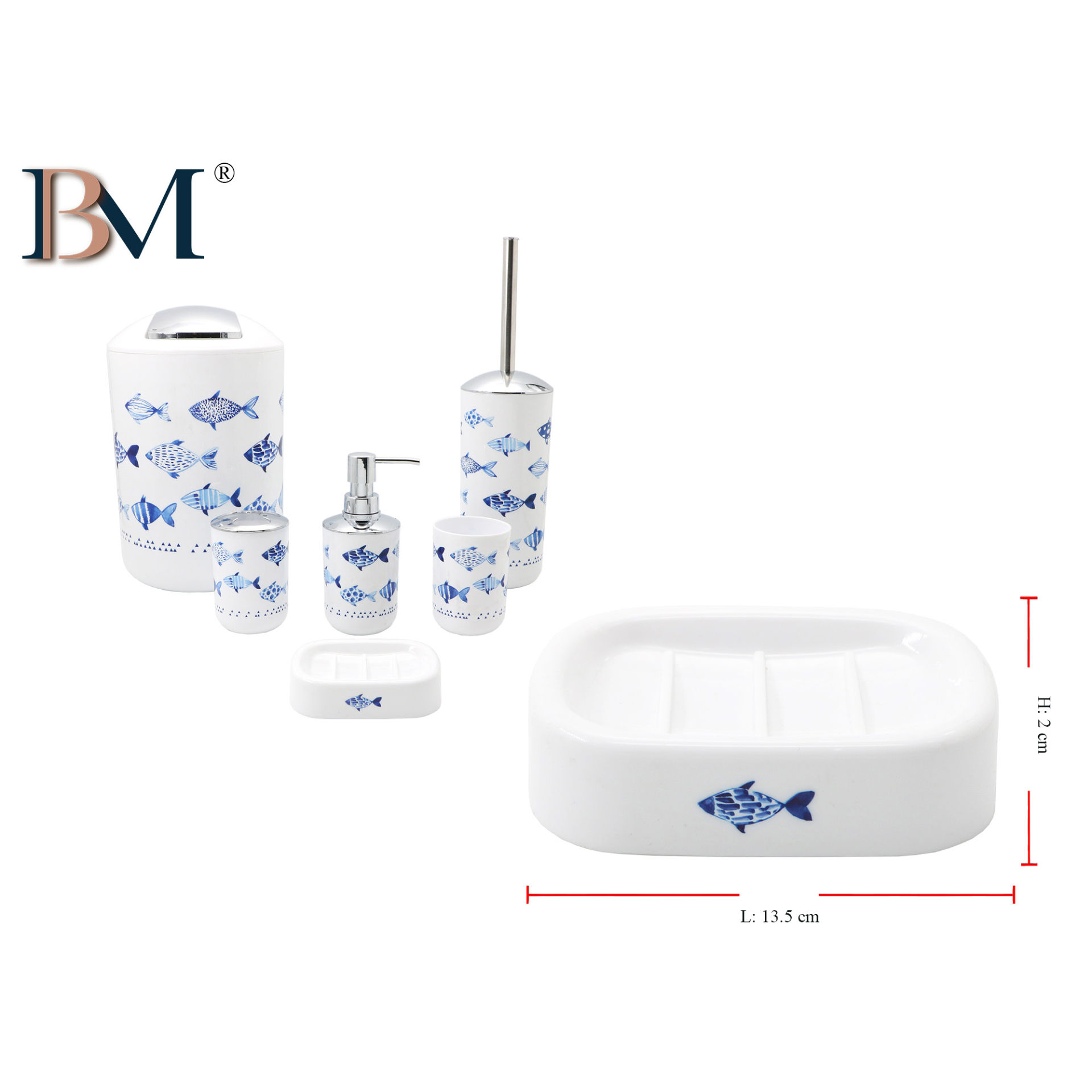 PORTASAPONE, MISURA: 13.5X8.5X2 CMBM