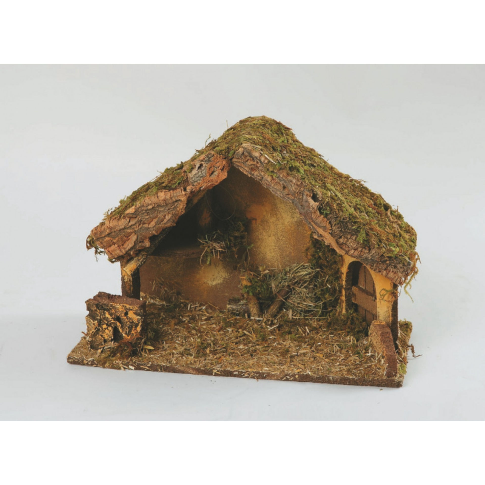 CAPANNA NUDA CM.35X26X16 CON PORTONCINO IN TERMORE