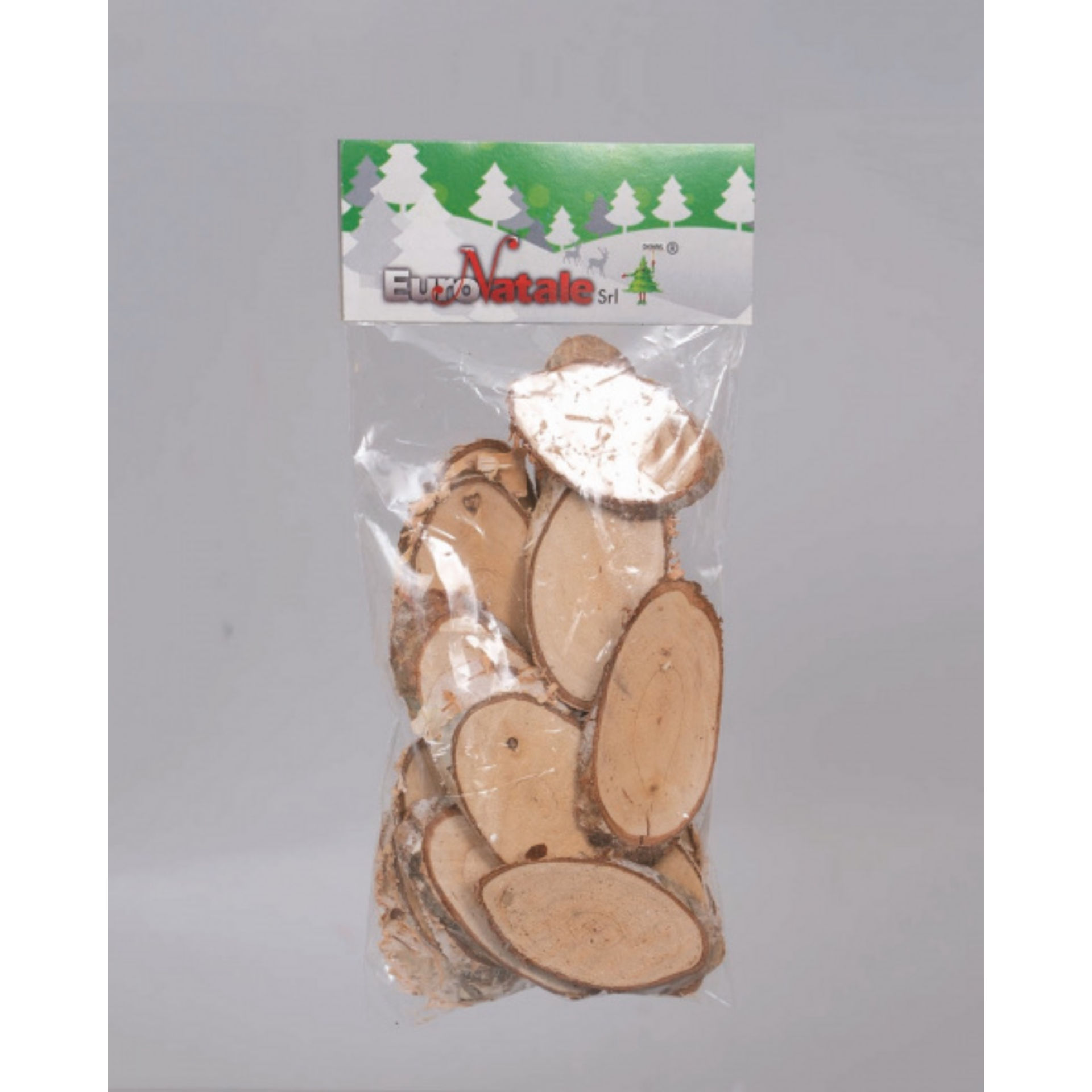 RONDELLE DI LEGNO NATURALE OVALI GR.90 IN BUSTA