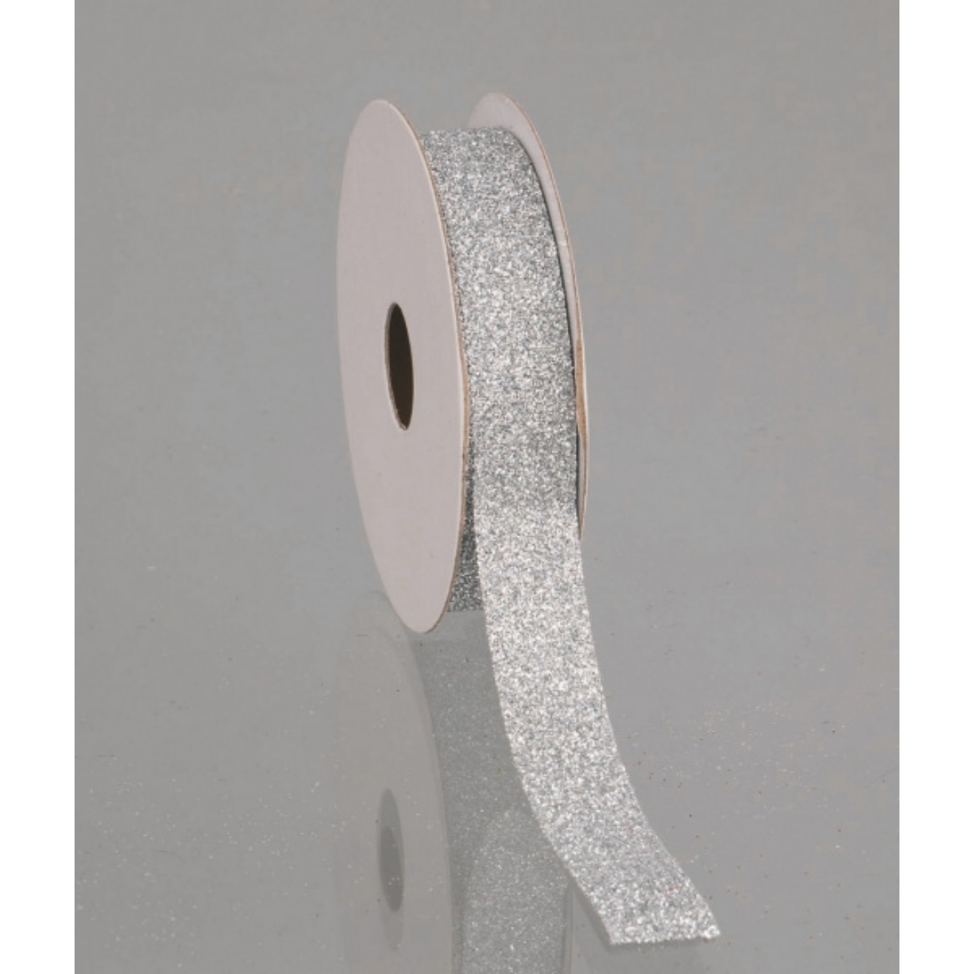 NASTRINO ARGENTO MM.16X2,70MT GLITTERATO