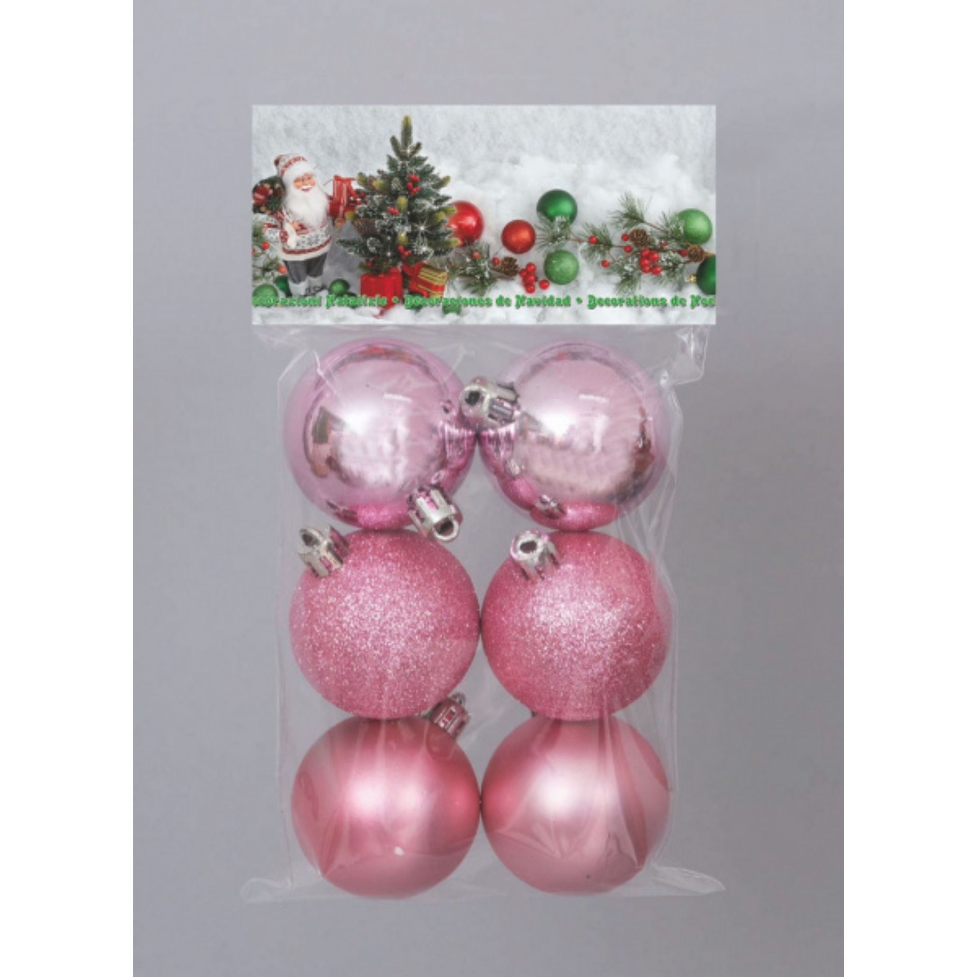 6 SF.MM.50 ROSA MET/GLITTER/SATINATO IN BUSTA