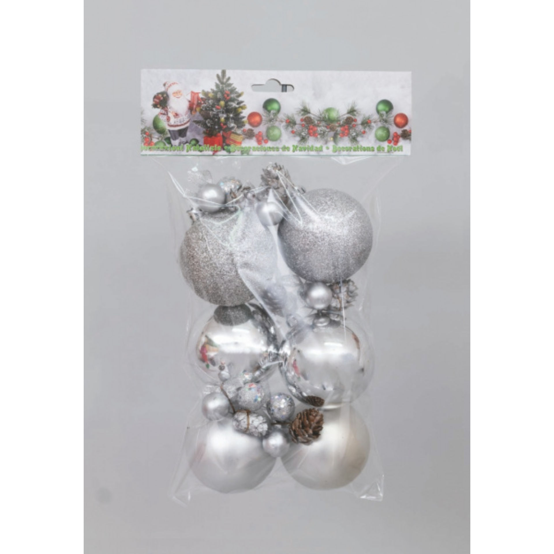 6 SF.MM.70 PVC.GLITT./METAL./SATINATE ARG.DEC.PIGN