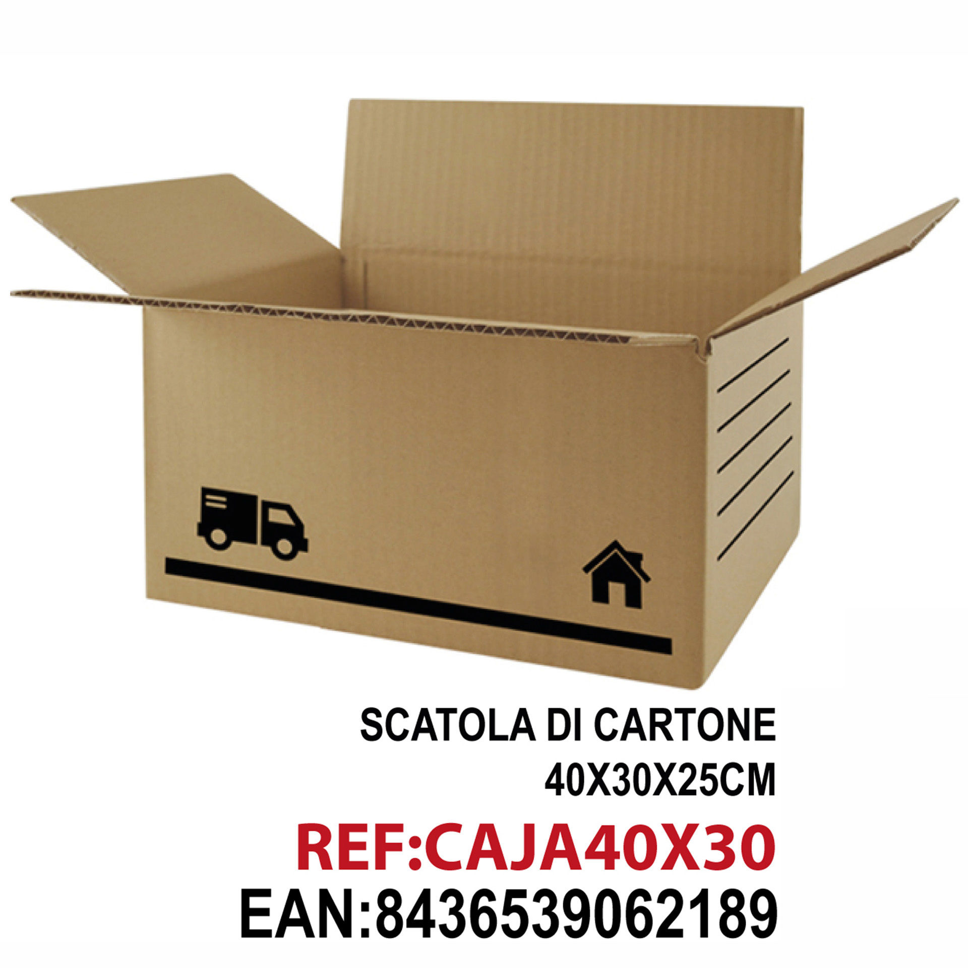 SCATOLA DI CARTONE 400X300X250MMDz