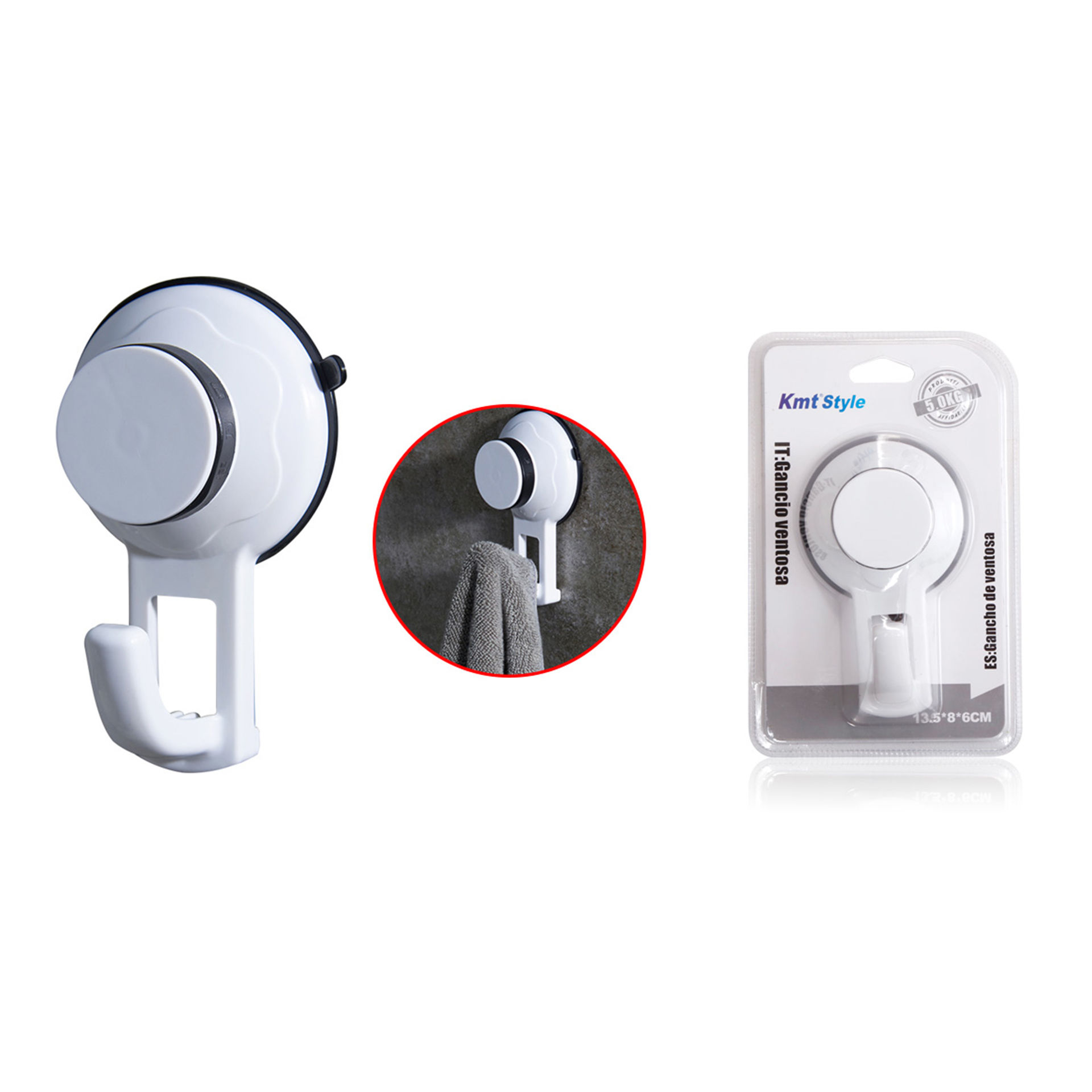 GANCIO VENTOSA 13.5*8*6CM 5KGEmi Style