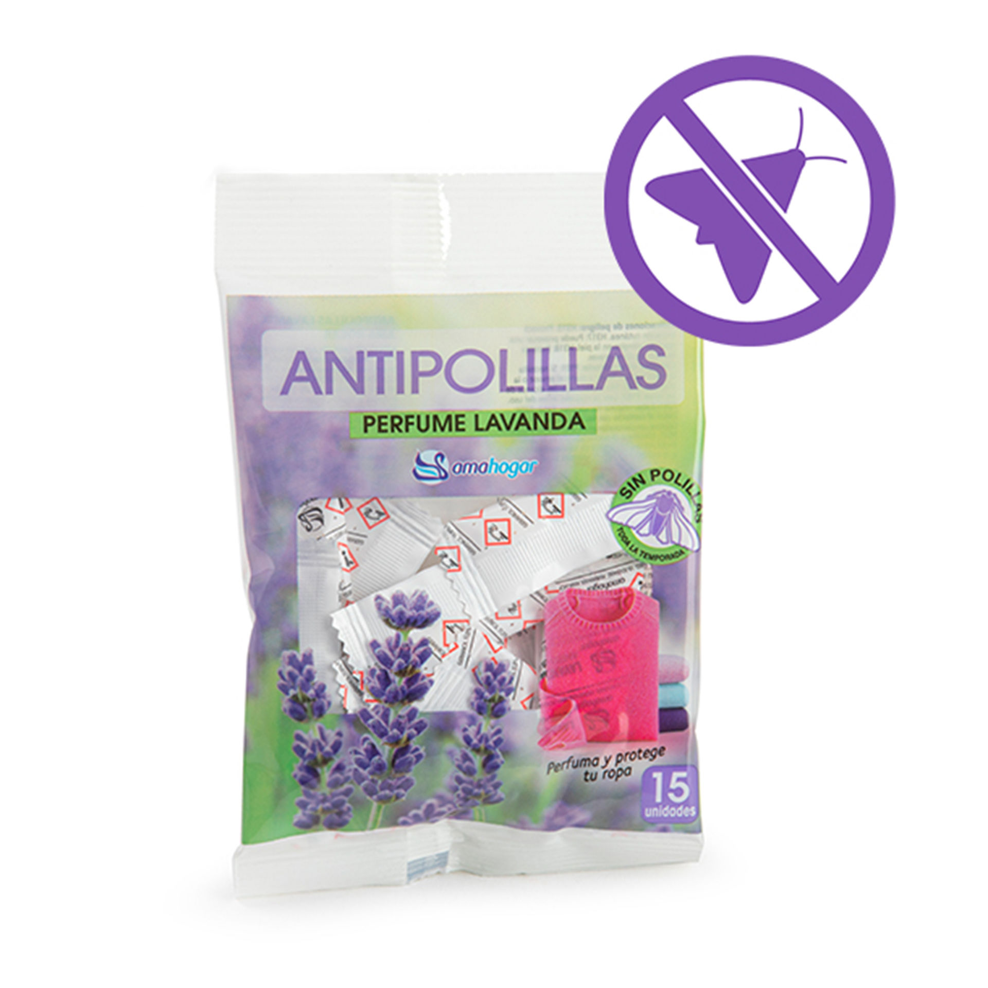 ANTITARMICO FIORI LAVANDA  COMPATTO 1,5 GRAma Hogar