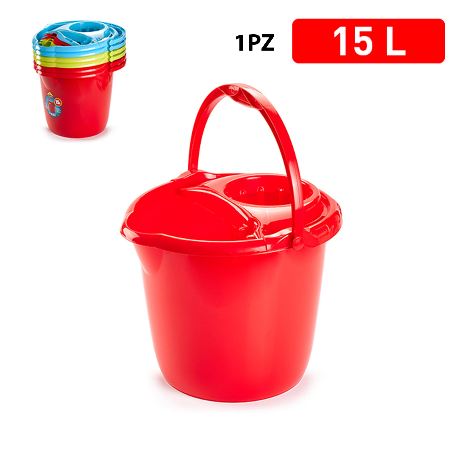 SECCHIO STRIZZA TONDA MOPPlastic Forte