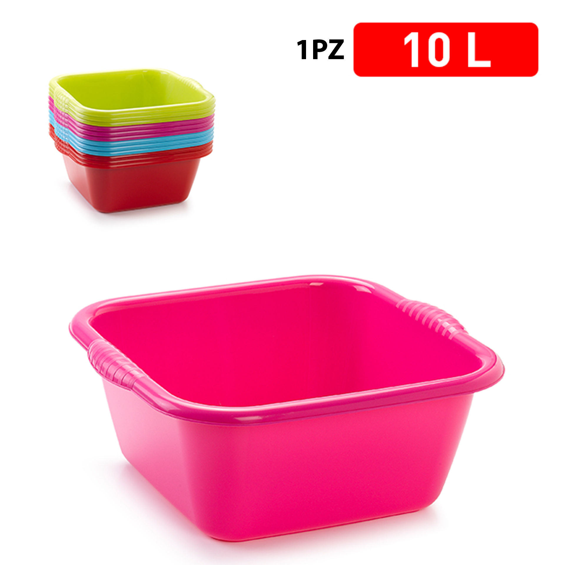 BACINELLA QUADRATA 10 LPlastic Forte