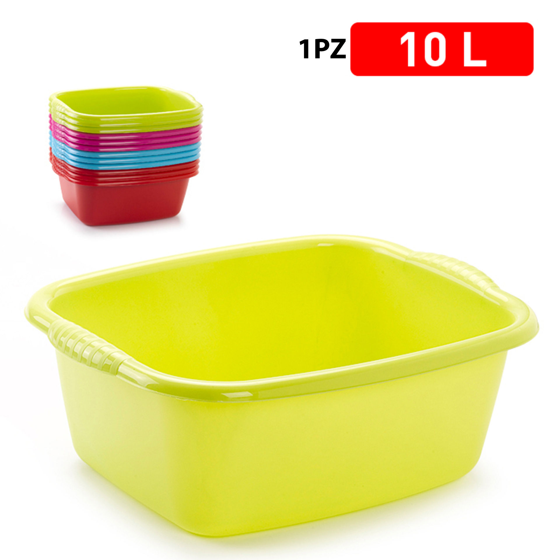 BACINELLA RETTANGOLARE 10 LPlastic Forte