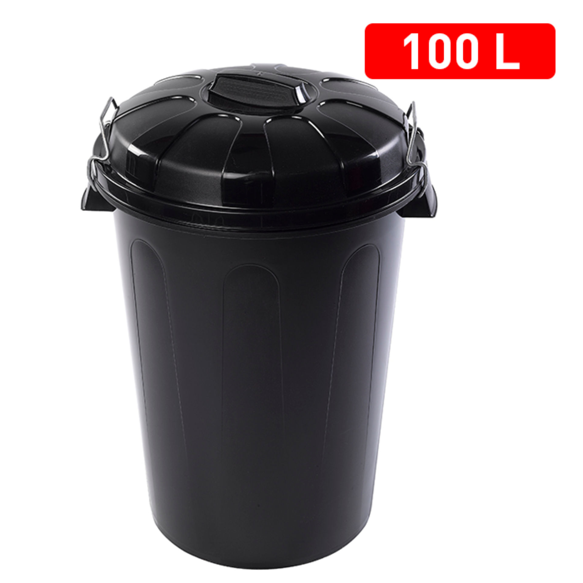 BIDONE 100 L NEROPlastic Forte
