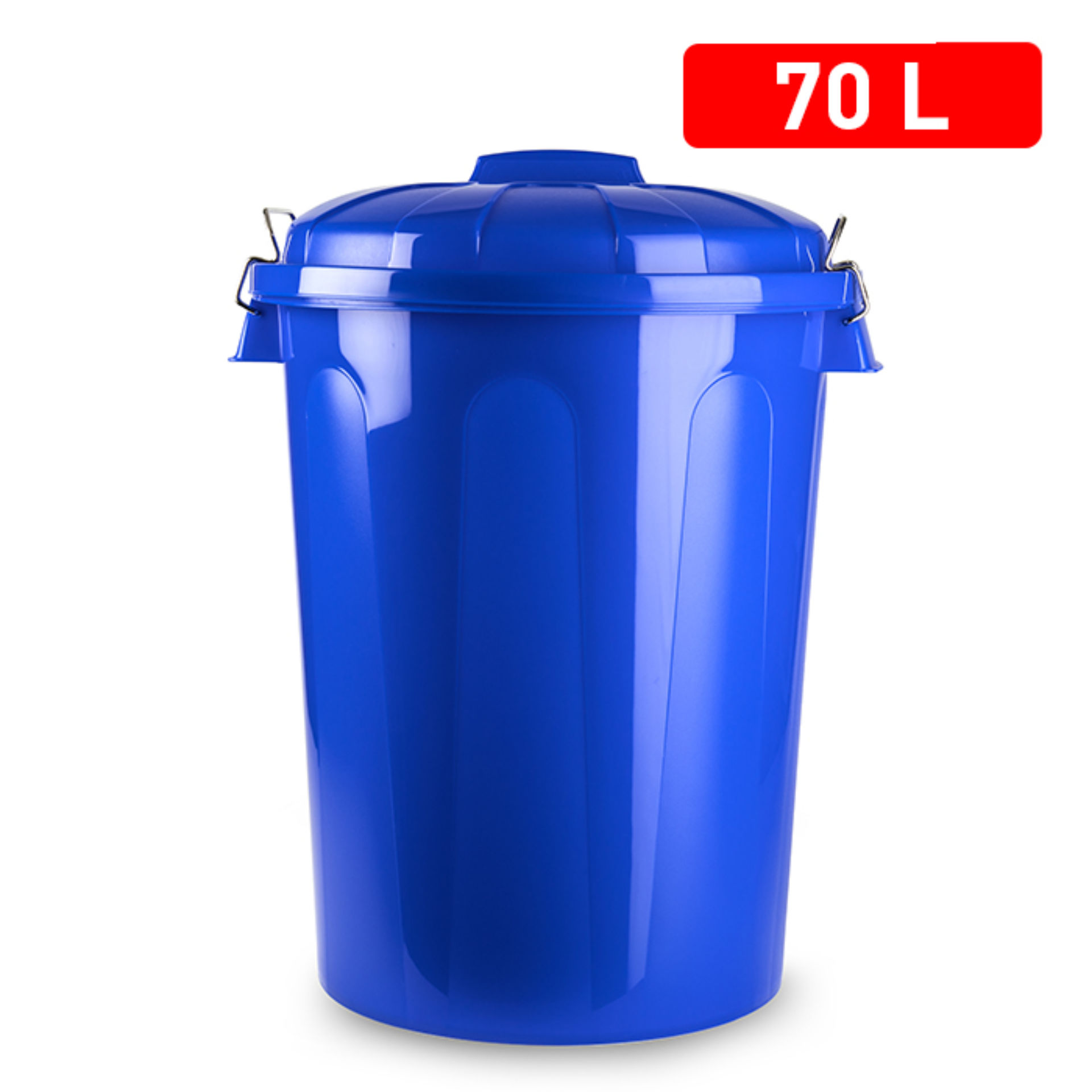 BIDONE 70 L BLU PARCHISPlastic Forte