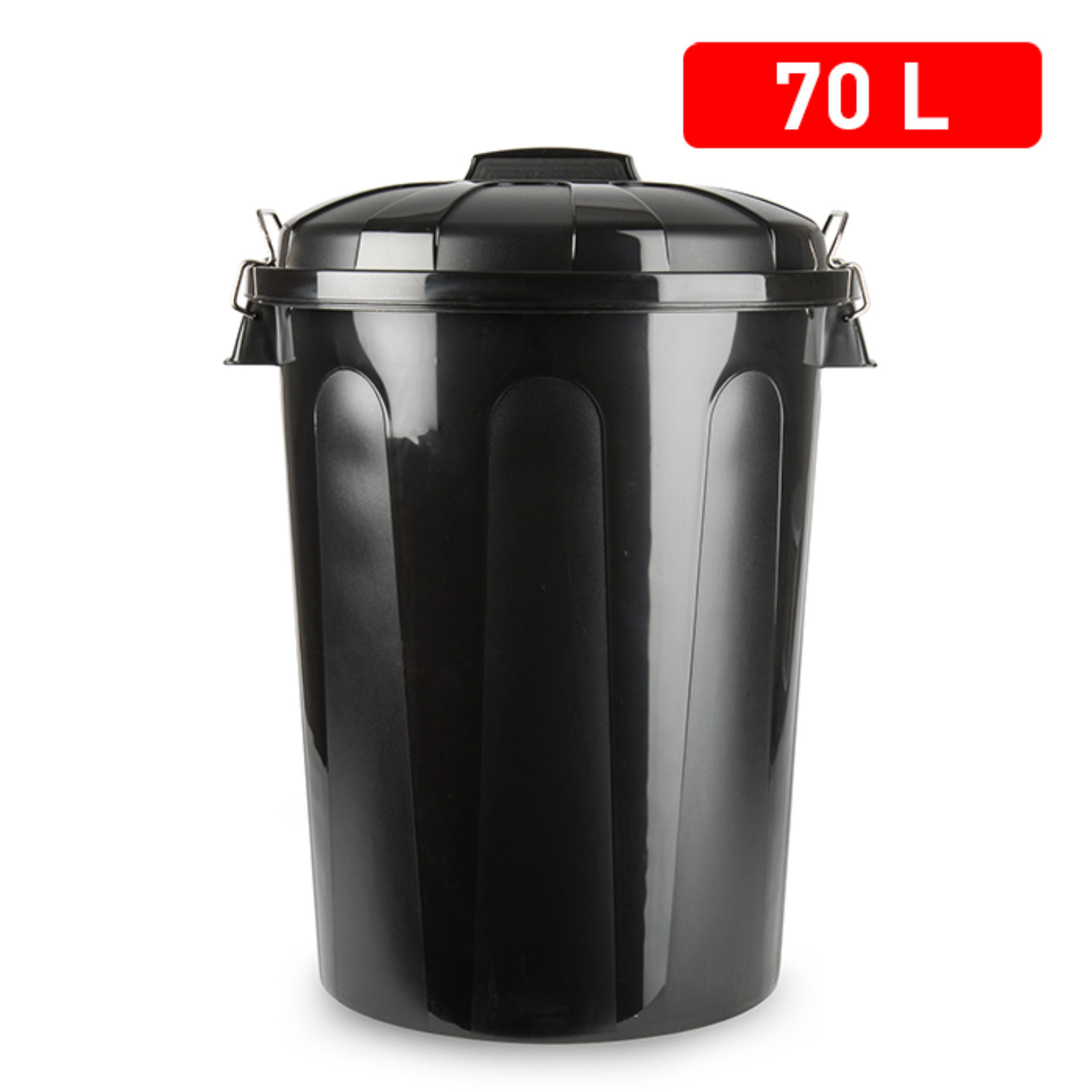 BIDONE 70 L NEROPlastic Forte