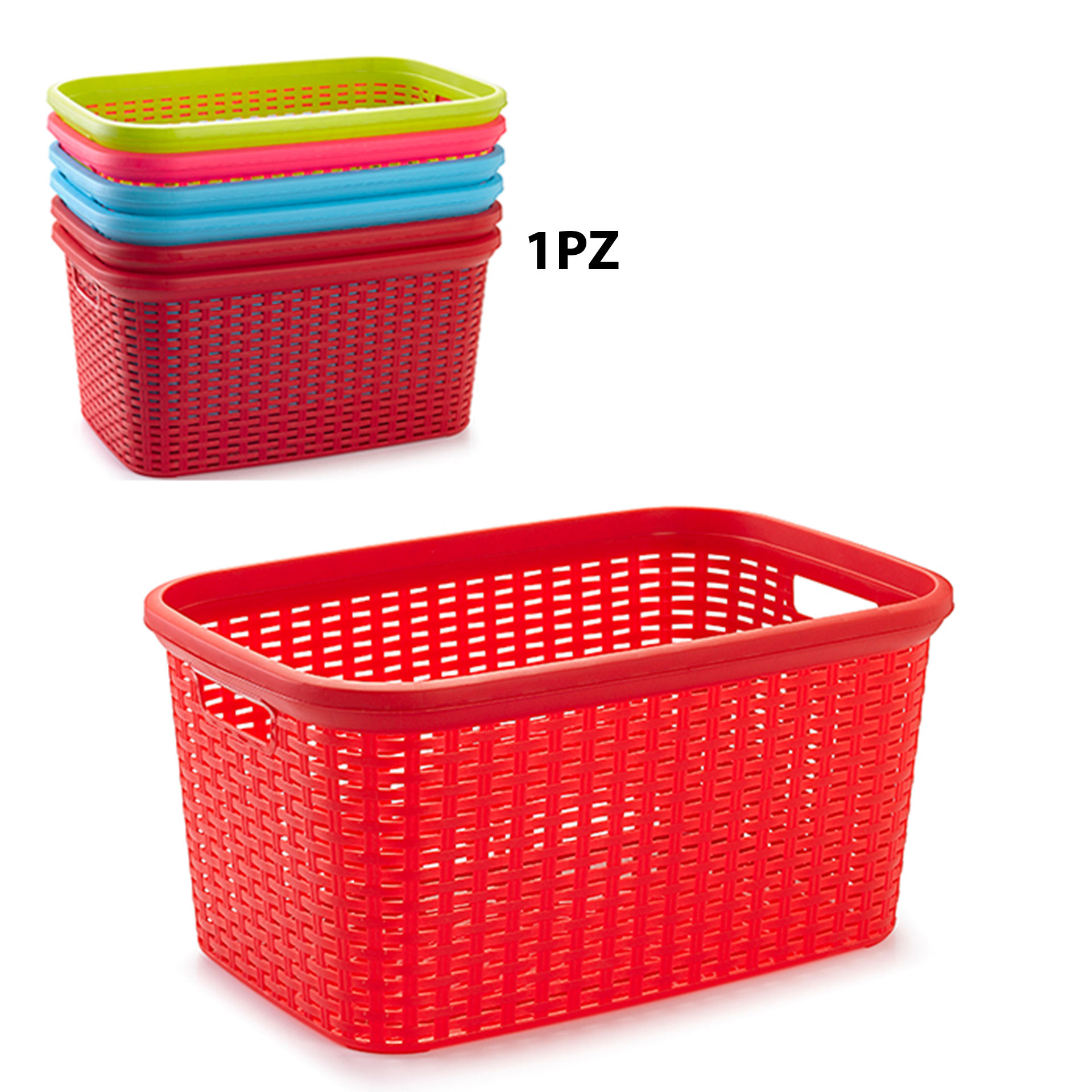 CESTO BIANCHERIA RATTAN 35L 53 X 36 GAMMA CLASSICAPlastic Forte