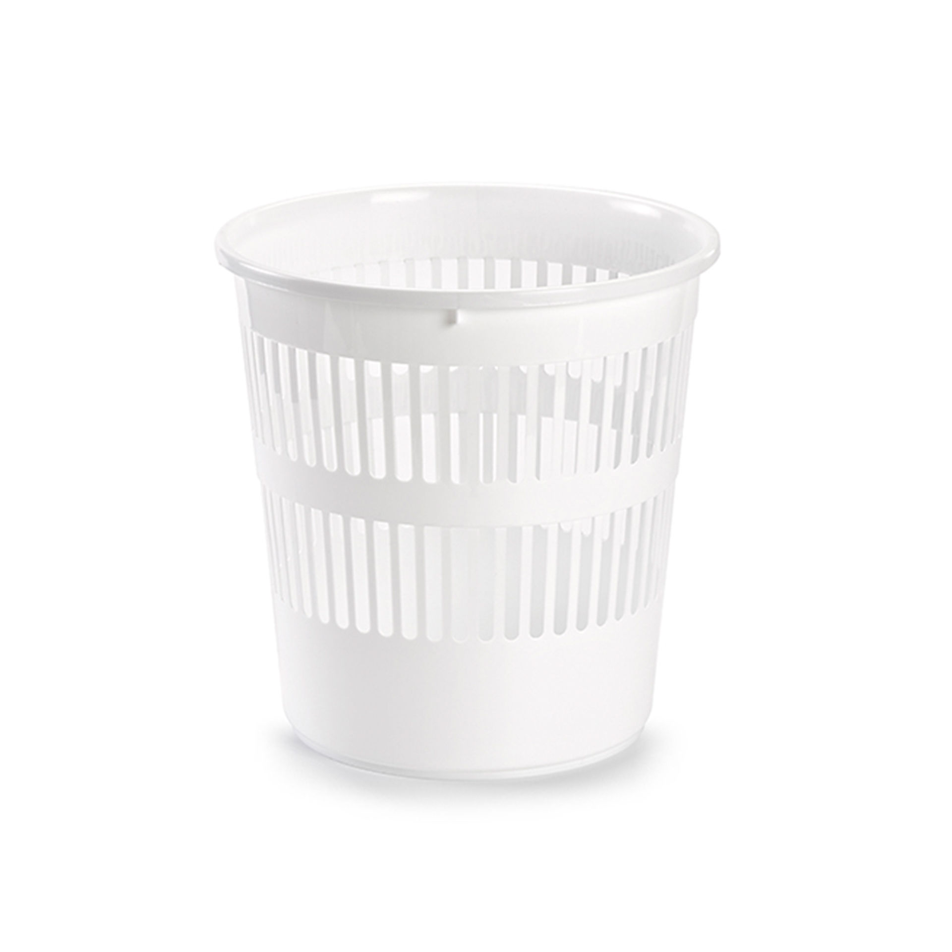 PATTUMIERA TONDA BIANCOPlastic Forte