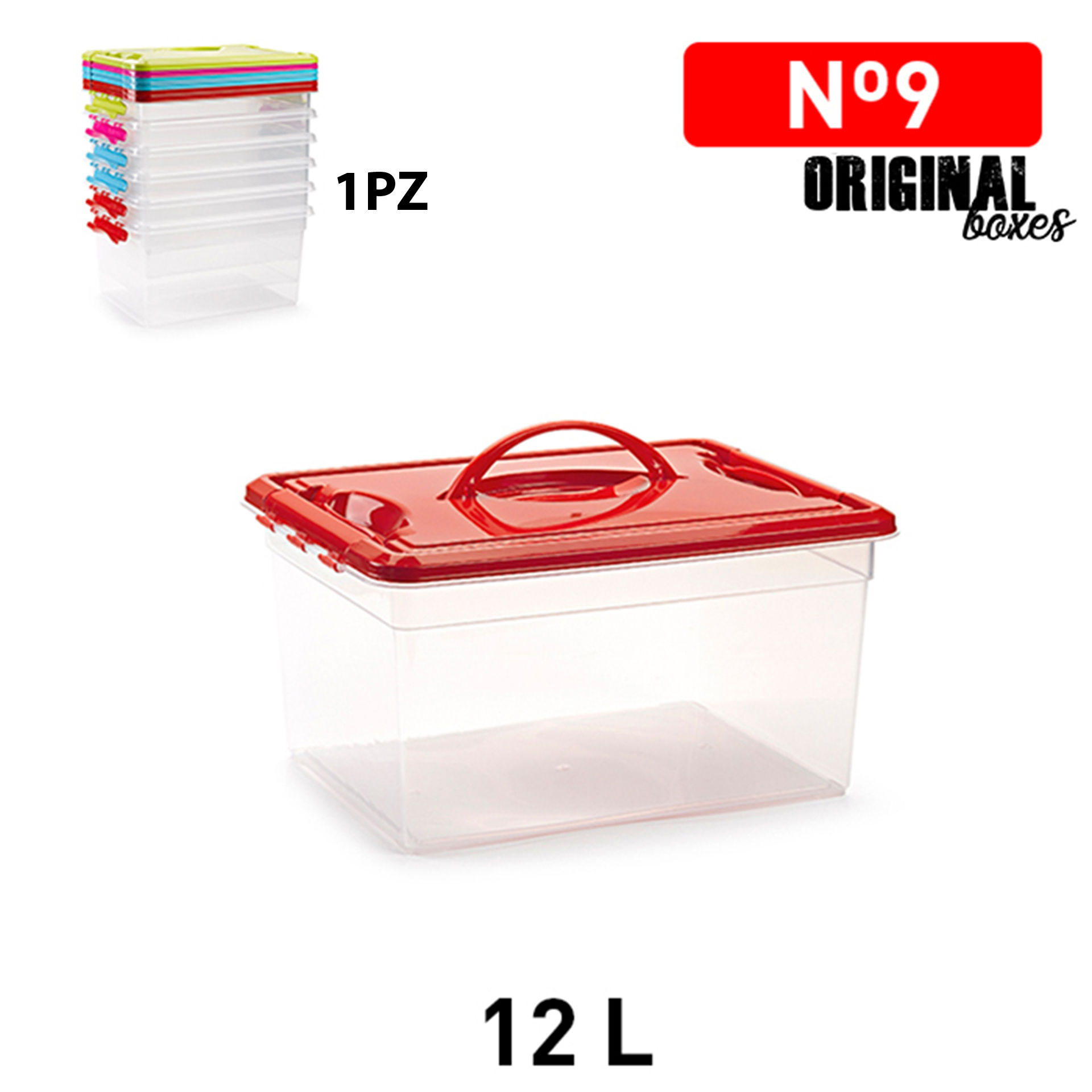 SCATOLA MULTIUSO N9 12LPlastic Forte