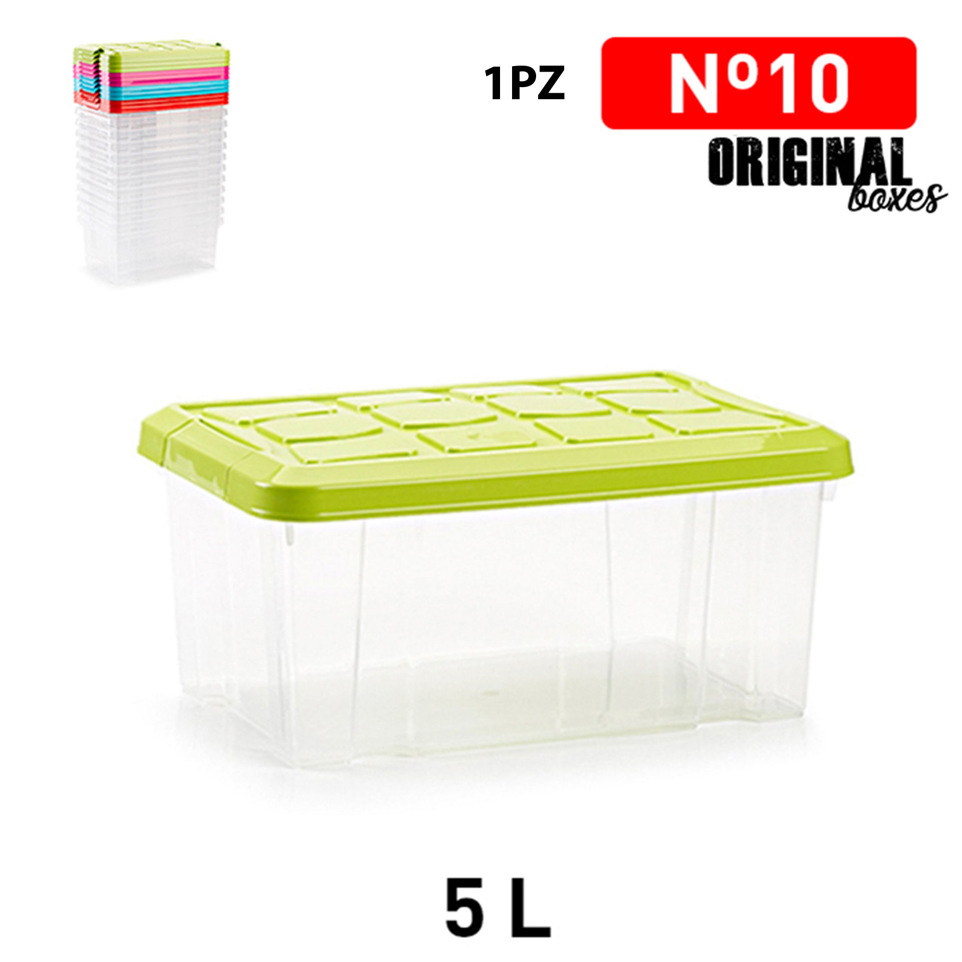 SCATOLA MULTIUSO N  10 5L GAMMA CLASSICAPlastic Forte