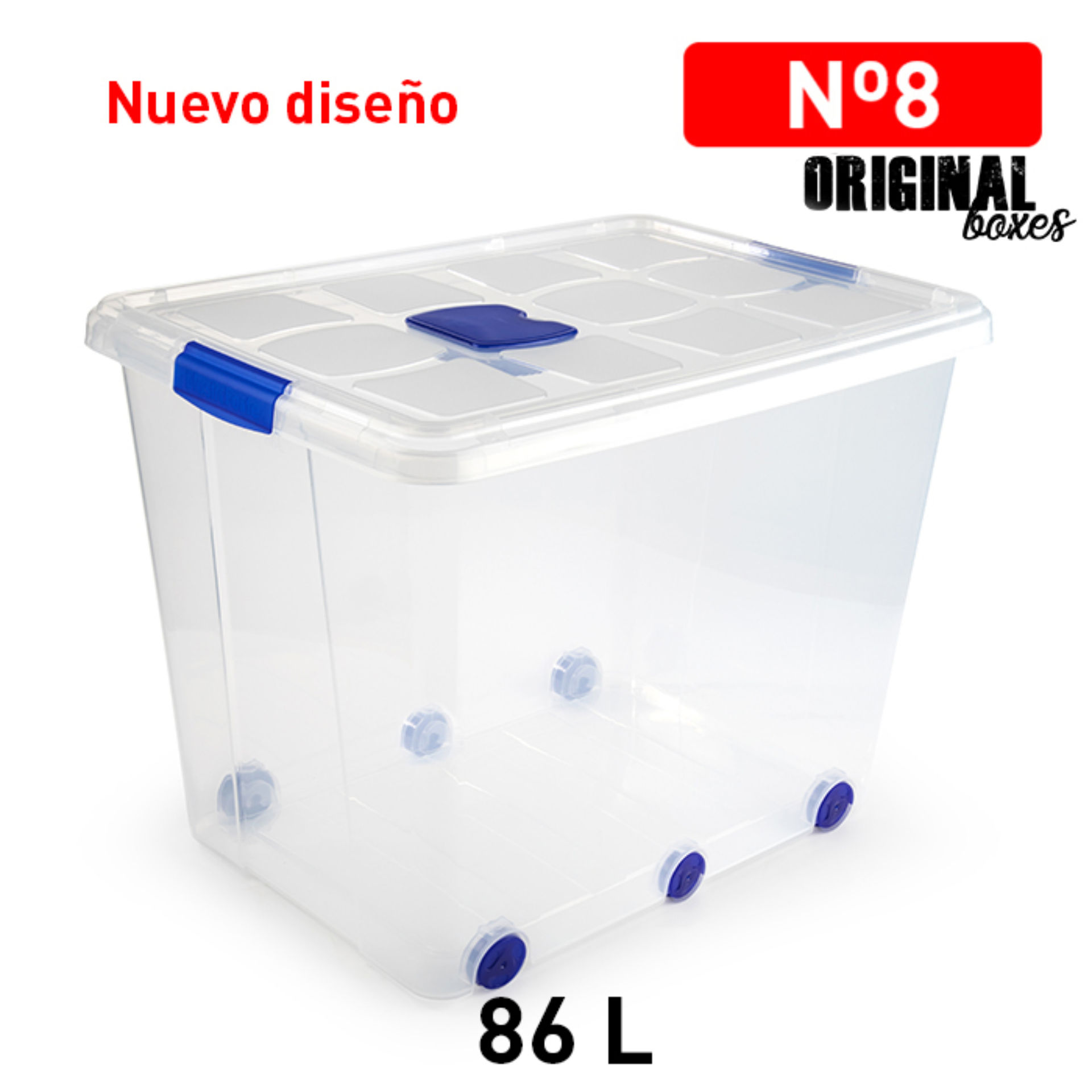 SCATOLA MULTIUSO N  8 86LPlastic Forte