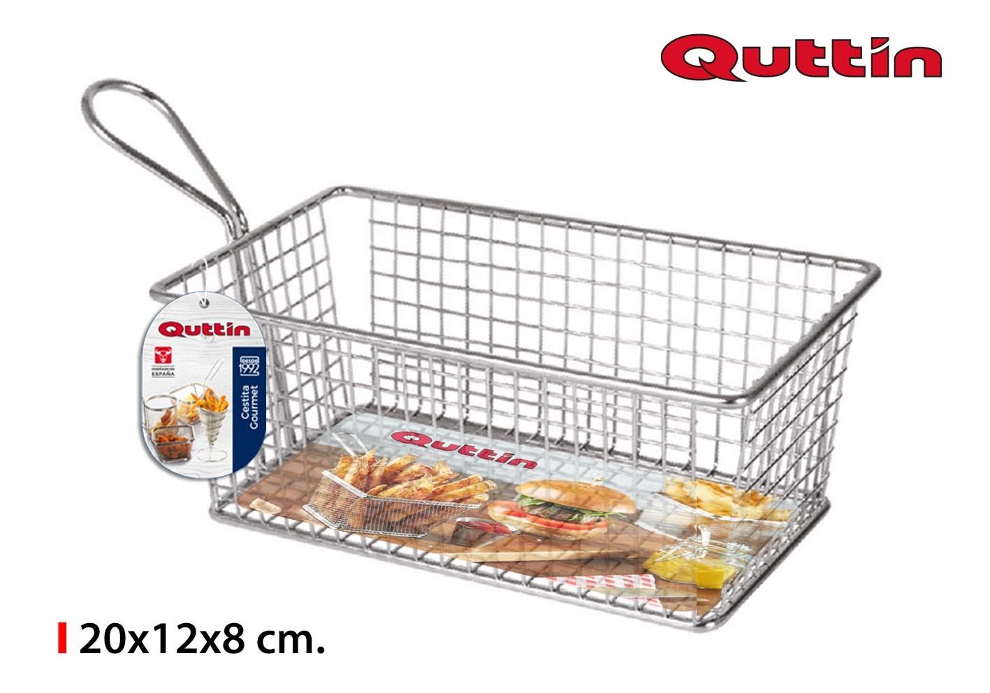 CESTINO INOX RETT. 20X12X8CM QUTTINSoler