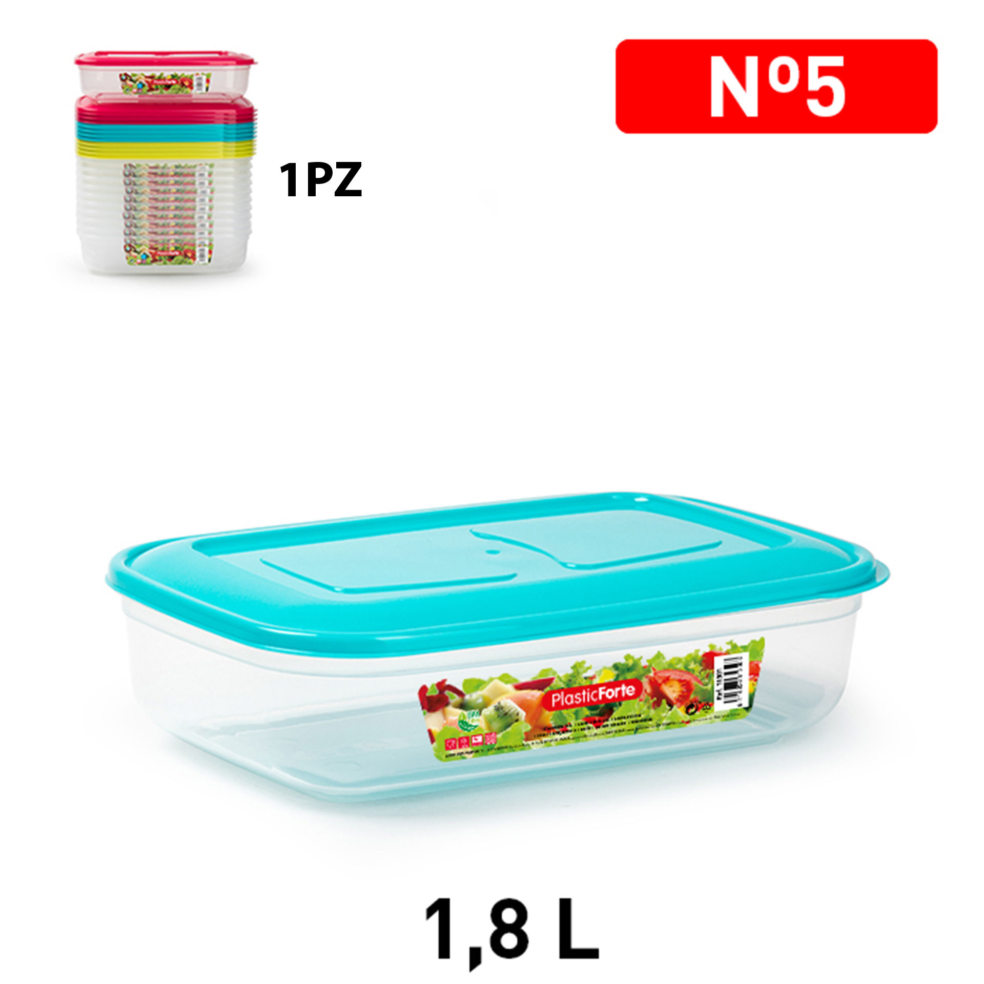 CONTENITORE CLASSIC 1,8 LPlastic Forte