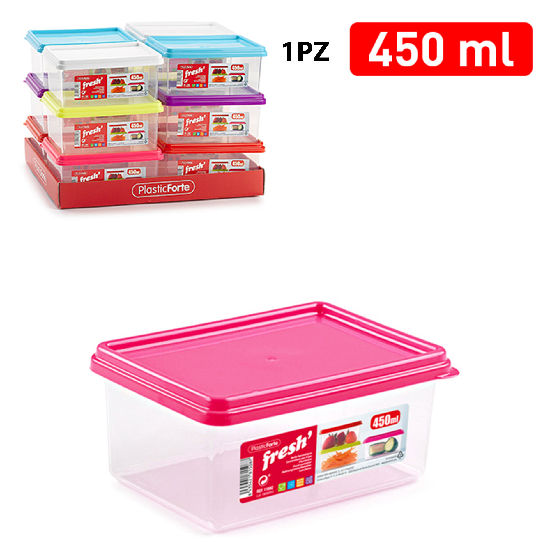 CONTENITORE FRESH 450 MLPlastic Forte