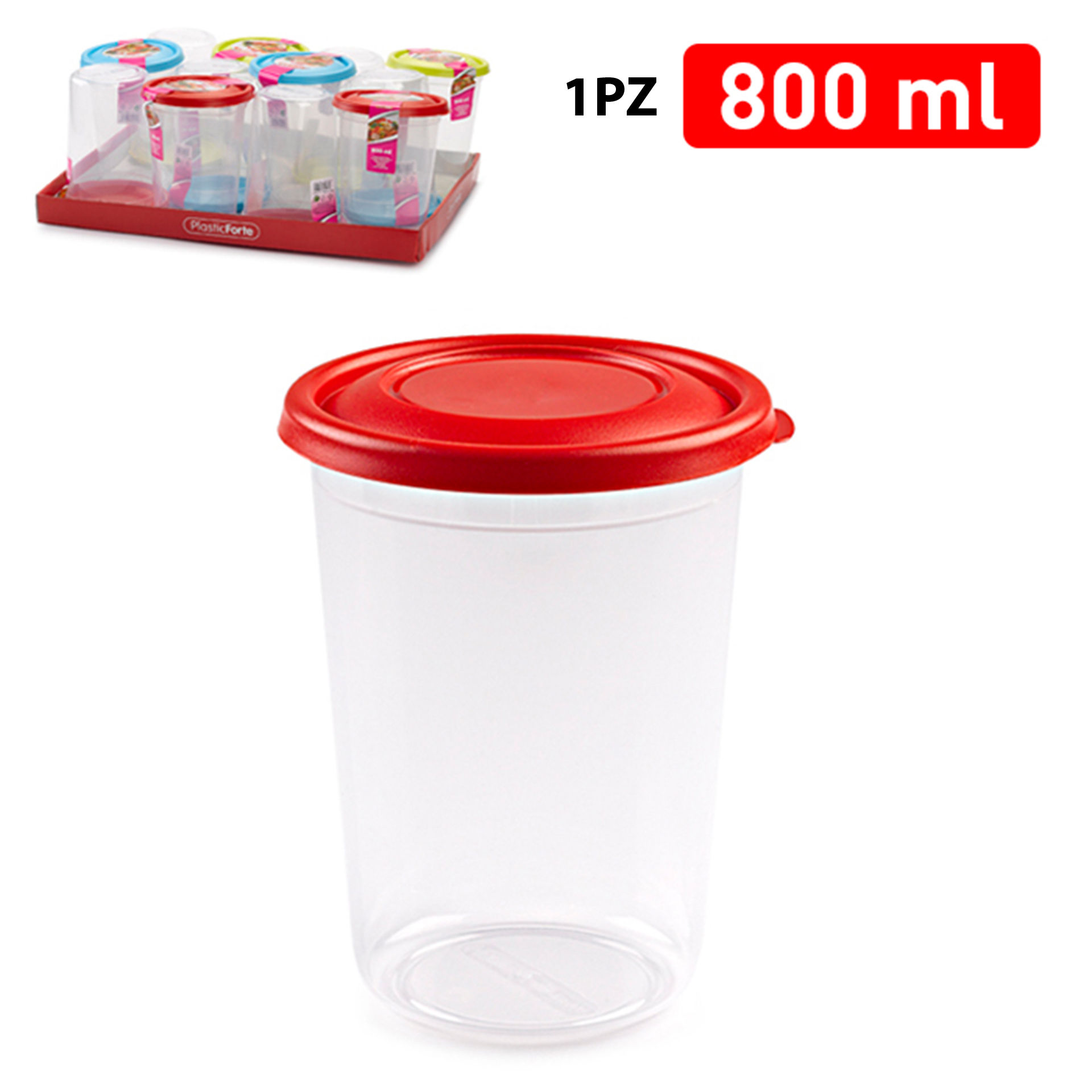 CONTENITORETONDO 800 MLPlastic Forte