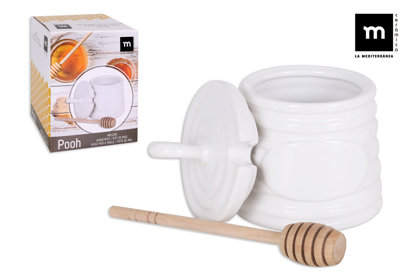 VASO PER IL MIELE  9/10.5X13.5CM POOHSoler