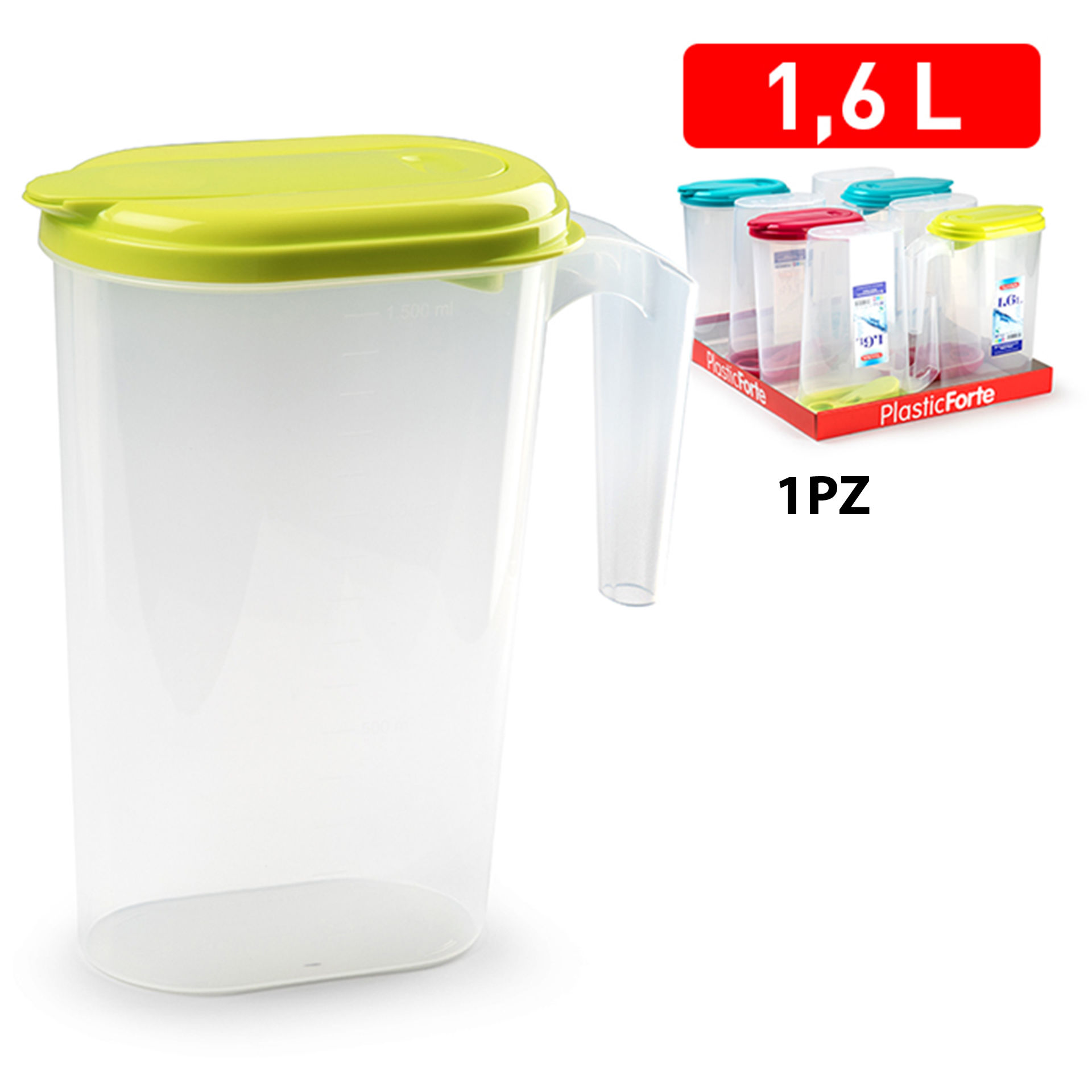 CARAFFA DI AQUA FRESCO 1,6LPlastic Forte