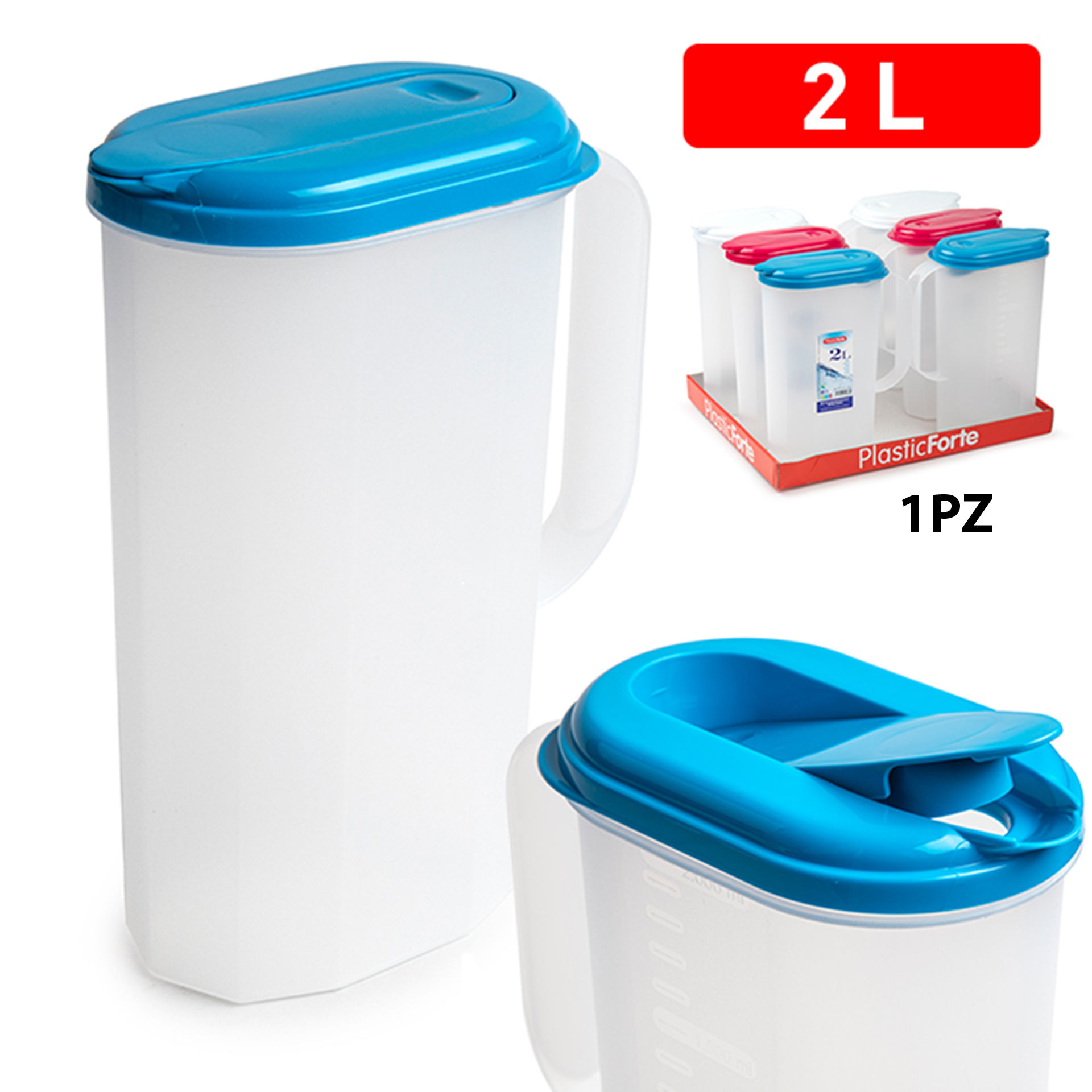 CARAFFA DI AQUA SERVI 2LPlastic Forte