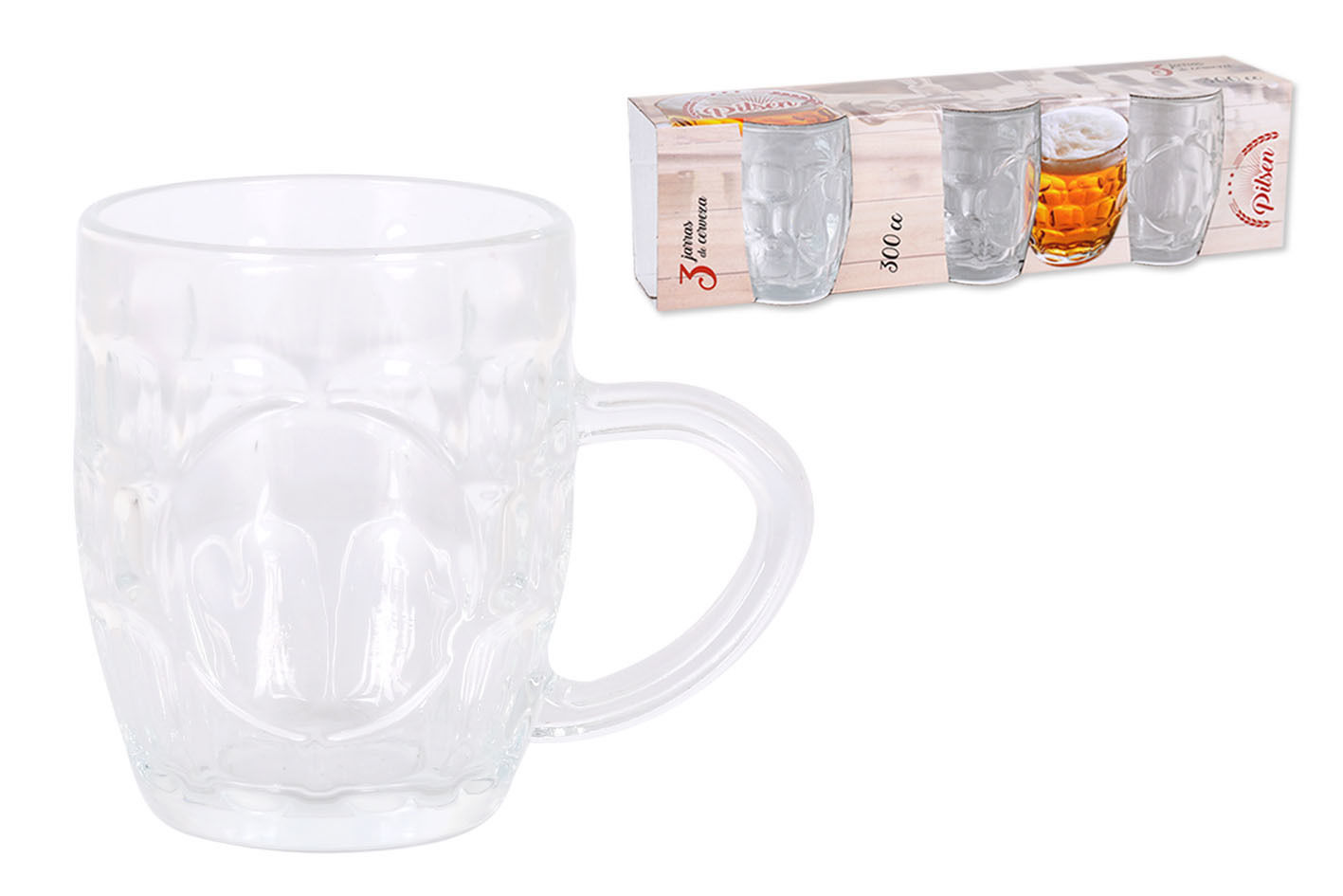 BOCCALE DA BIRRA VASO 300CC PILSENSoler