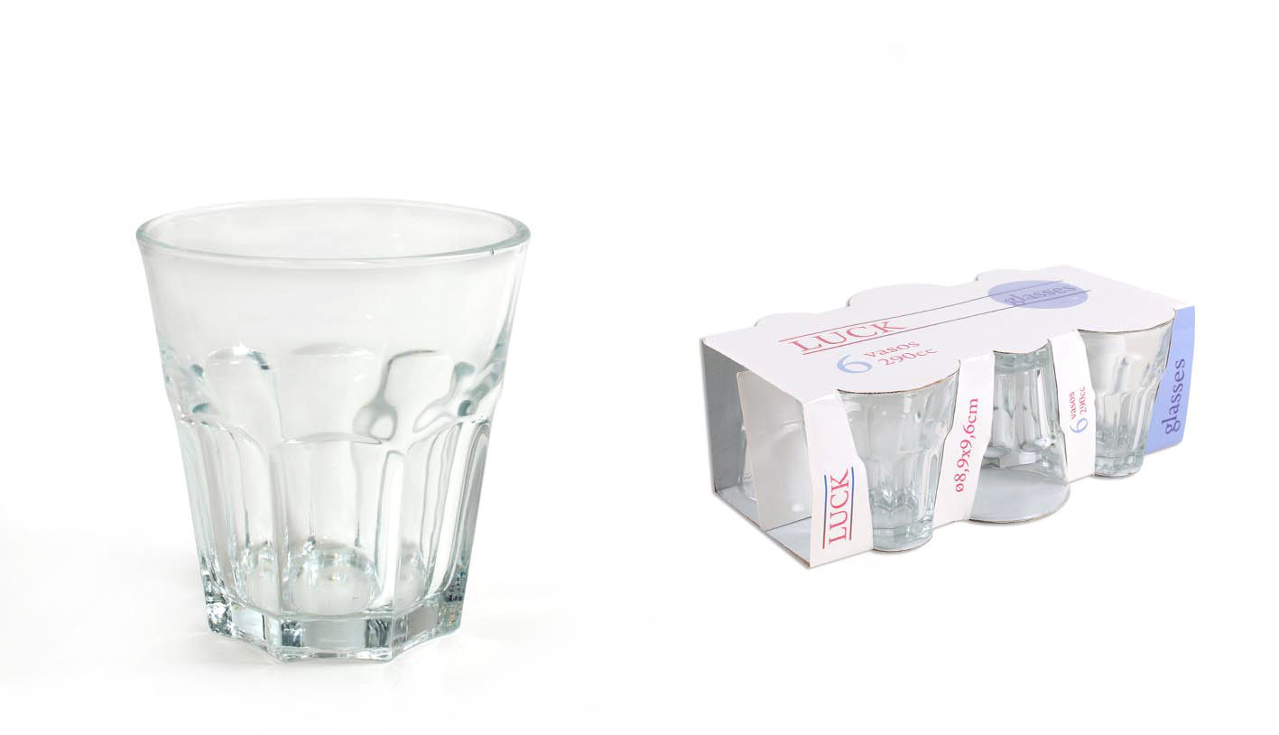 SET 6 BICCHIERI 290CC  FORTUNASoler