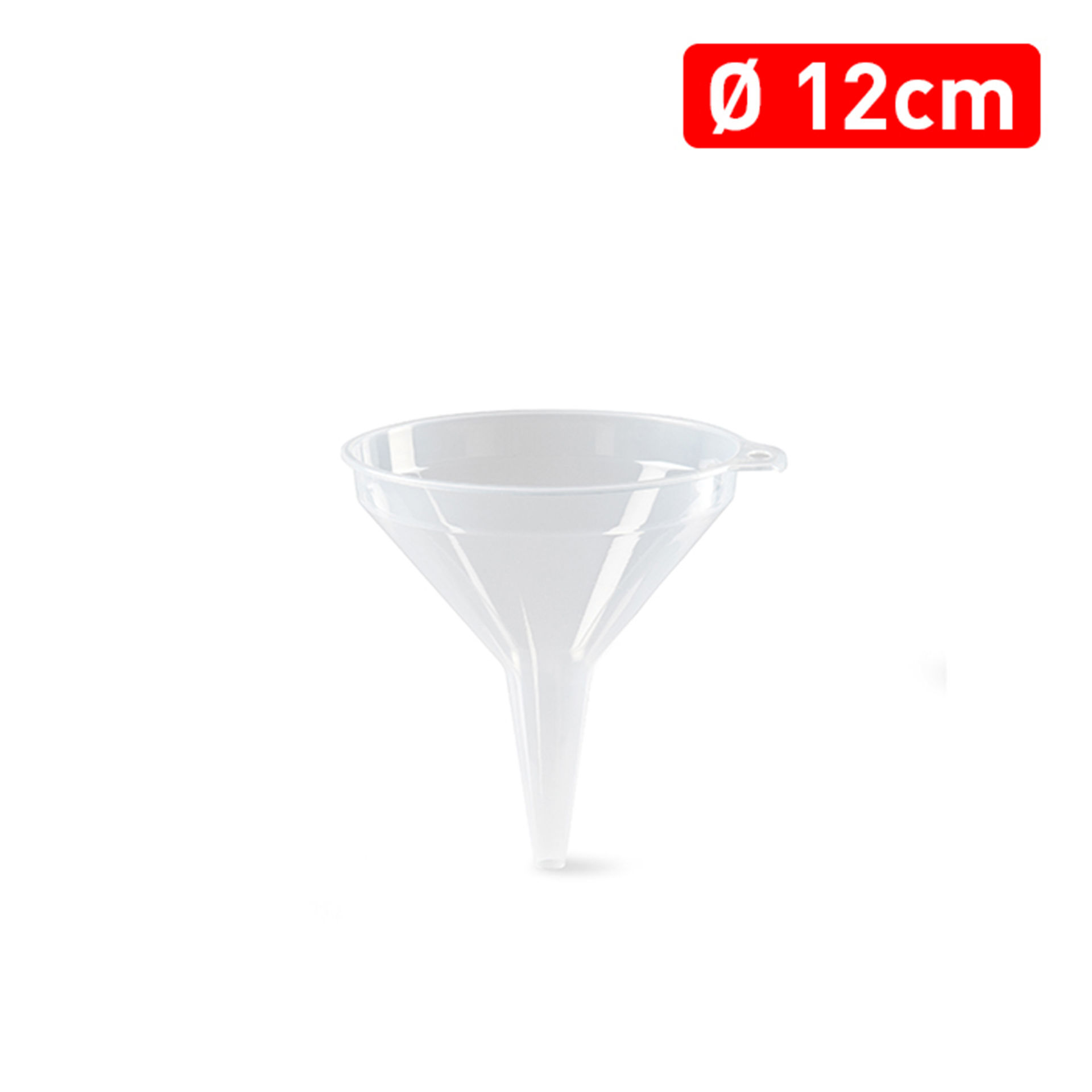 IMBUTO 12 CM TRASPARENTEPlastic Forte