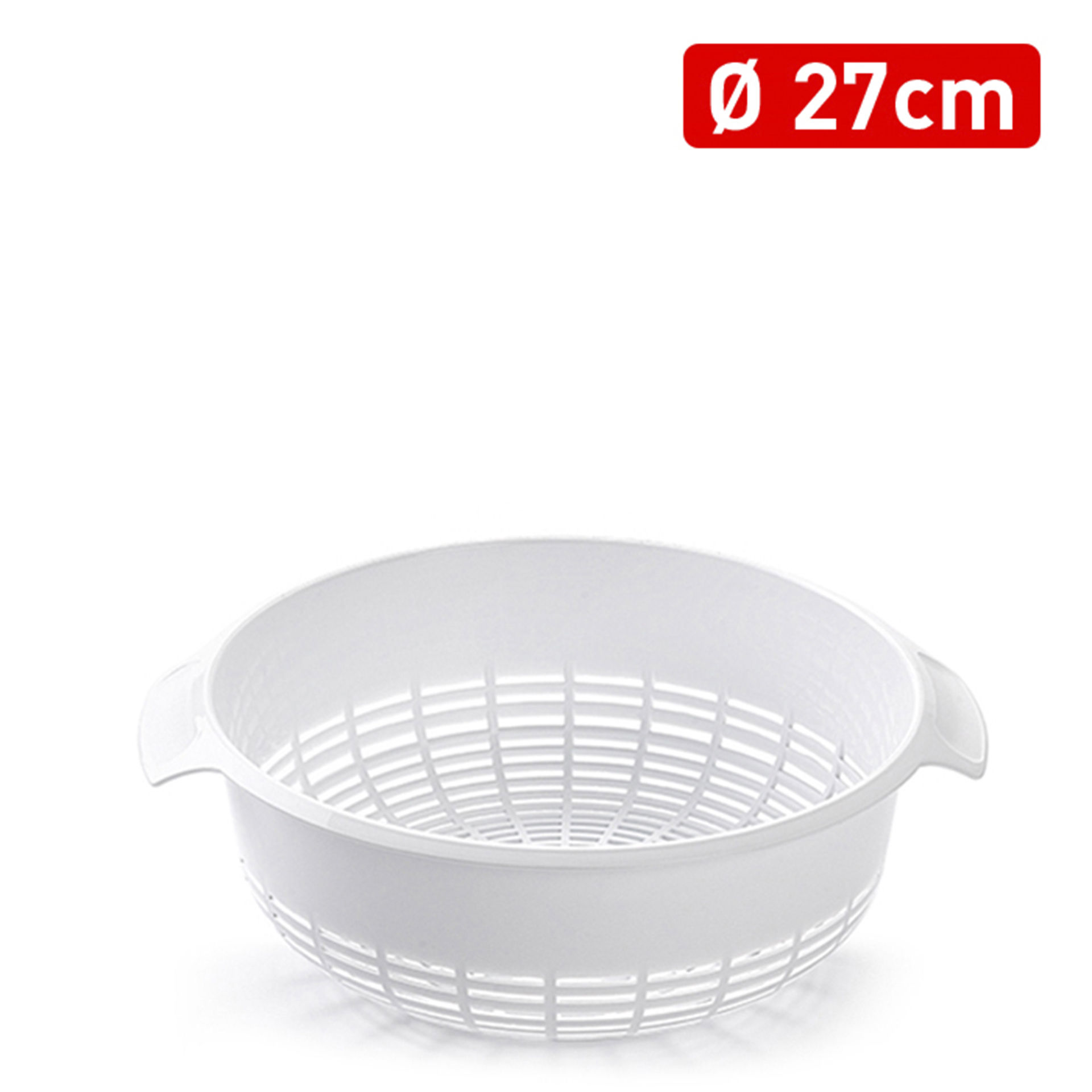 SCOLAPASTA 27 CM BIANCOPlastic Forte