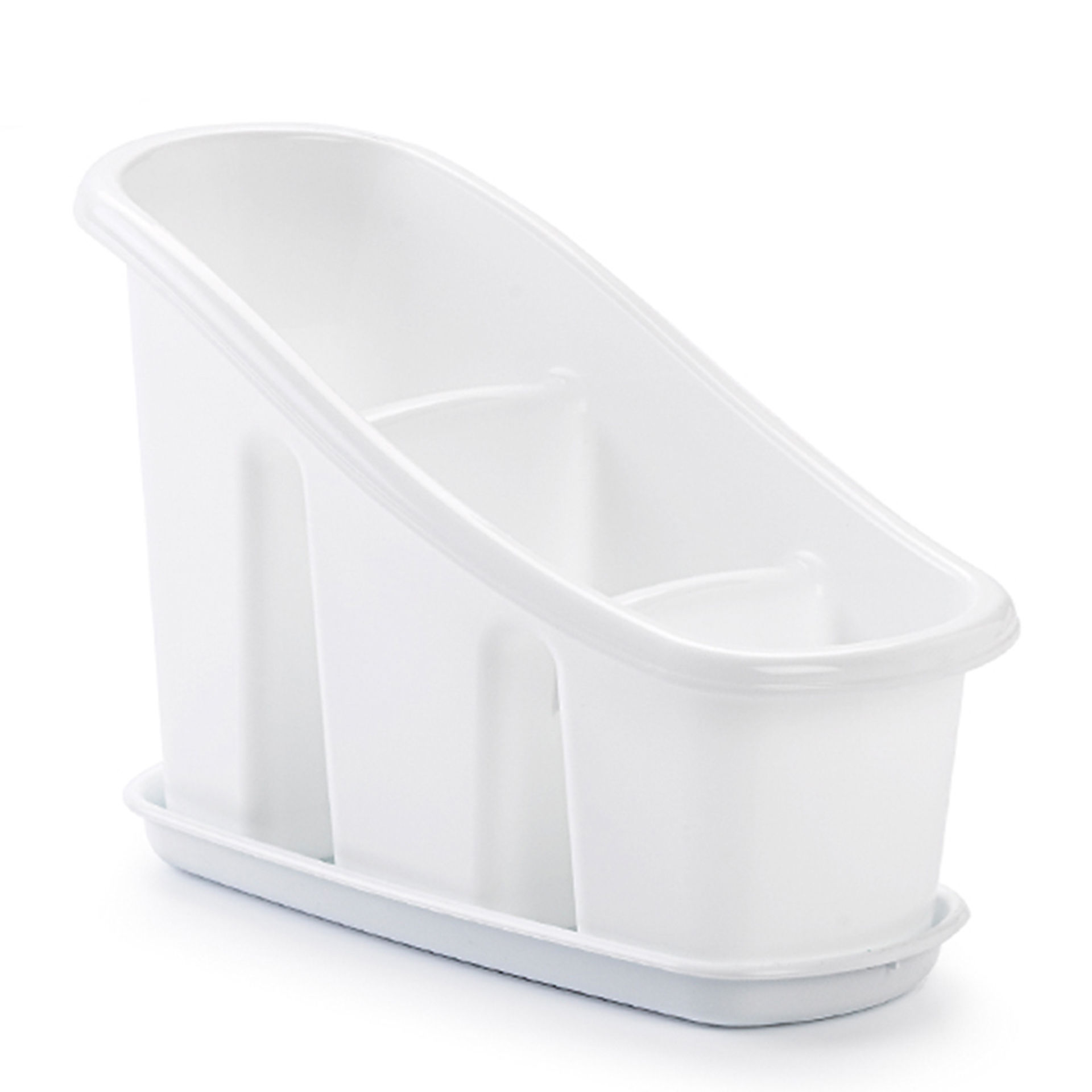 SCOLAPOSATE SEMPLICE CON VASSOIO BIANCOPlastic Forte