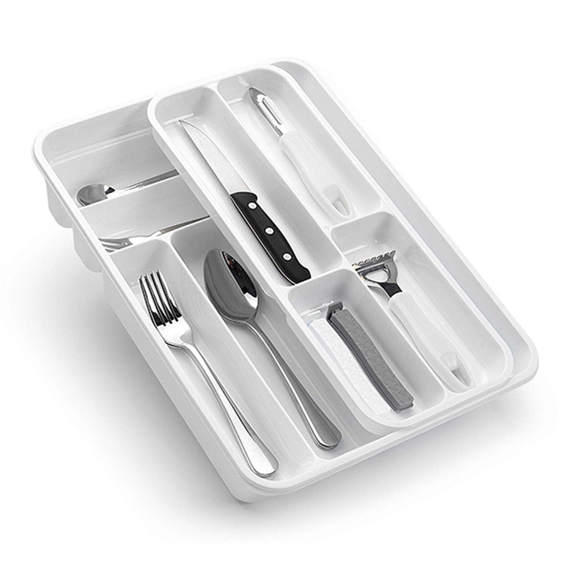 PORTAPOSATE 2 PEZZI BIANCOPlastic Forte