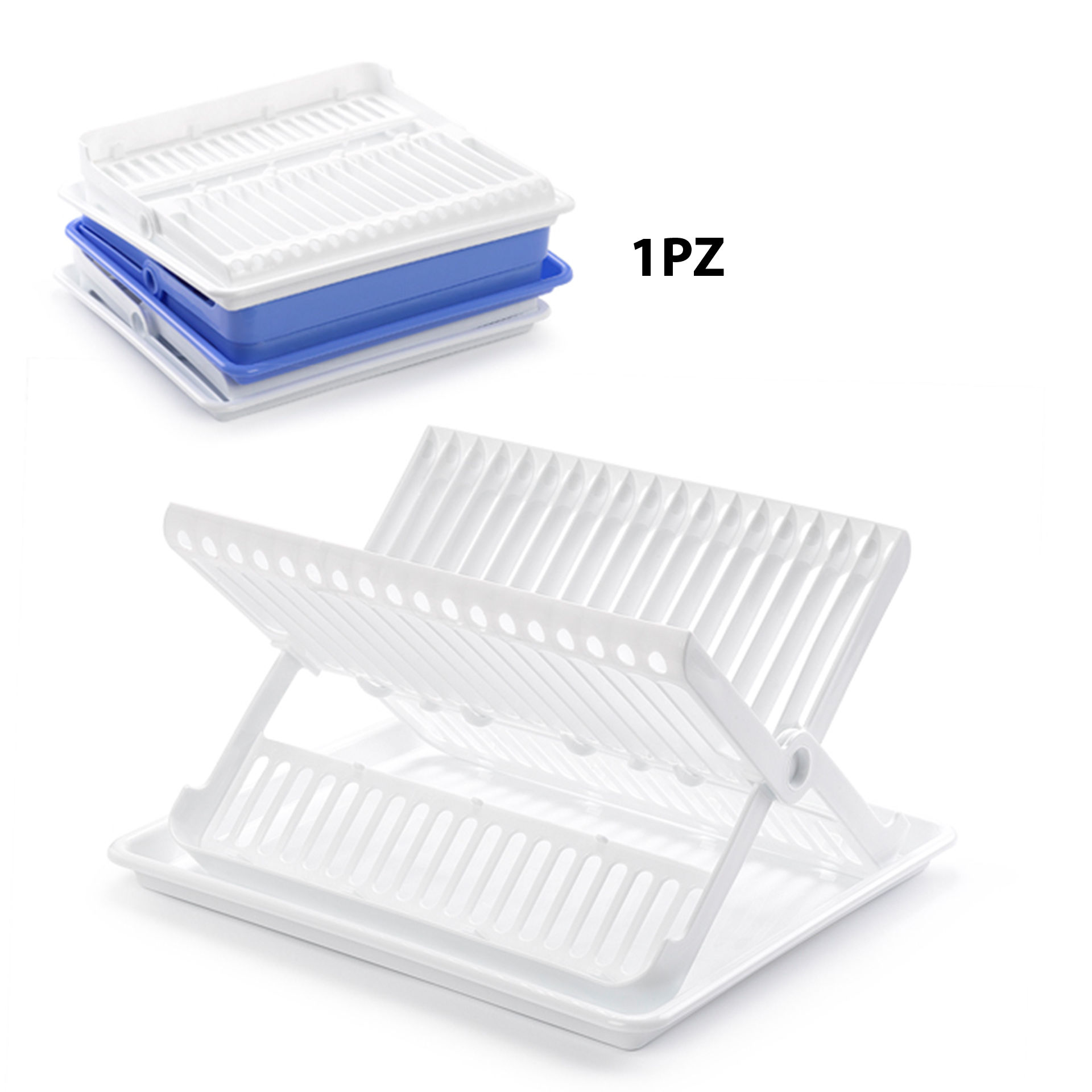 SCOLAPIATTI BLANCO-AZUL-BLANCOPlastic Forte