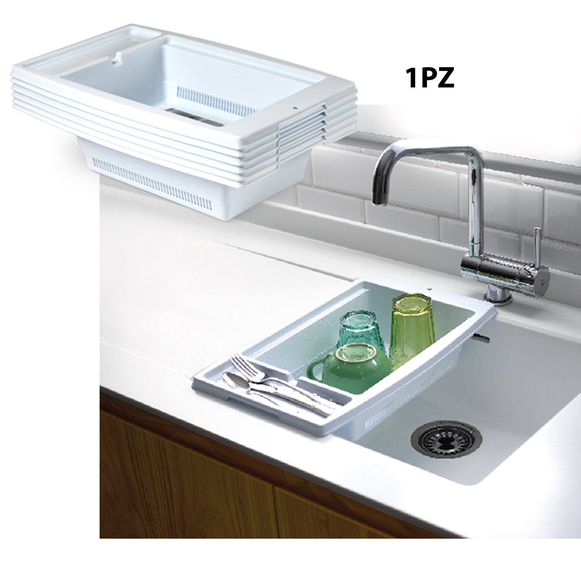 SCOLAVERDURE DA LAVELLO BIANCOPlastic Forte