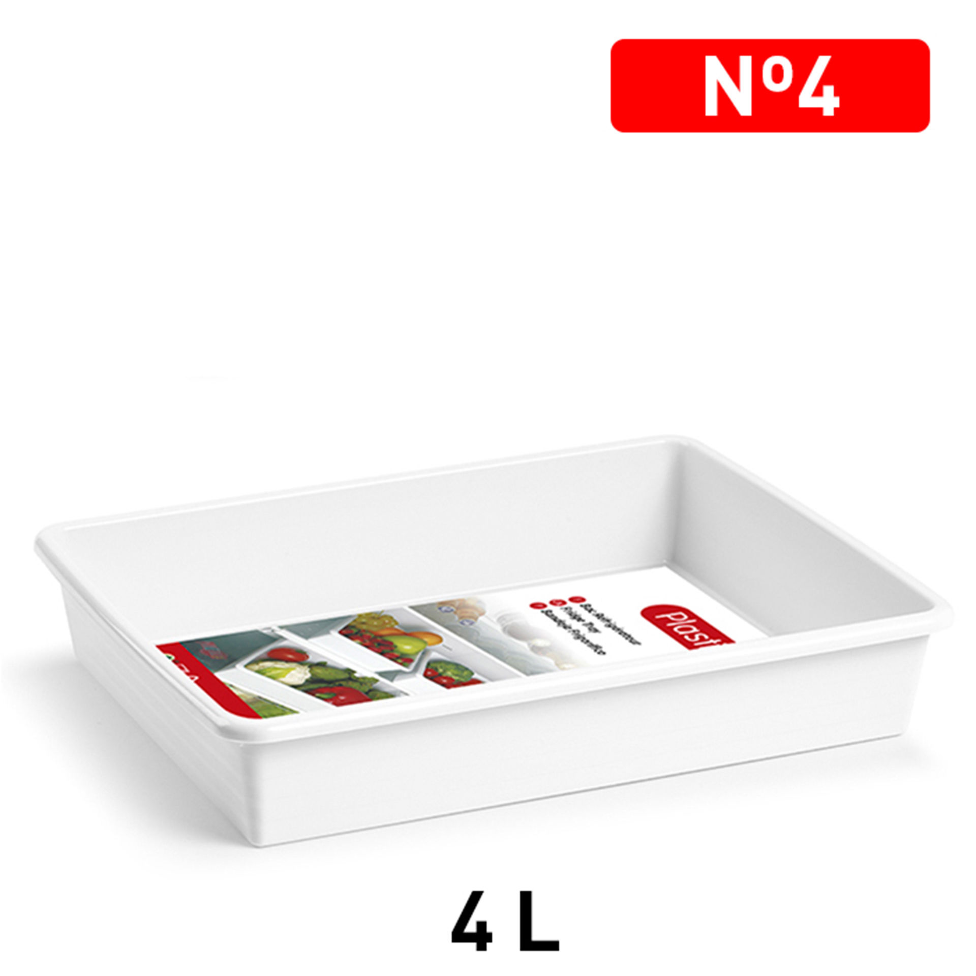 VASSOIO BIANCO LPlastic Forte