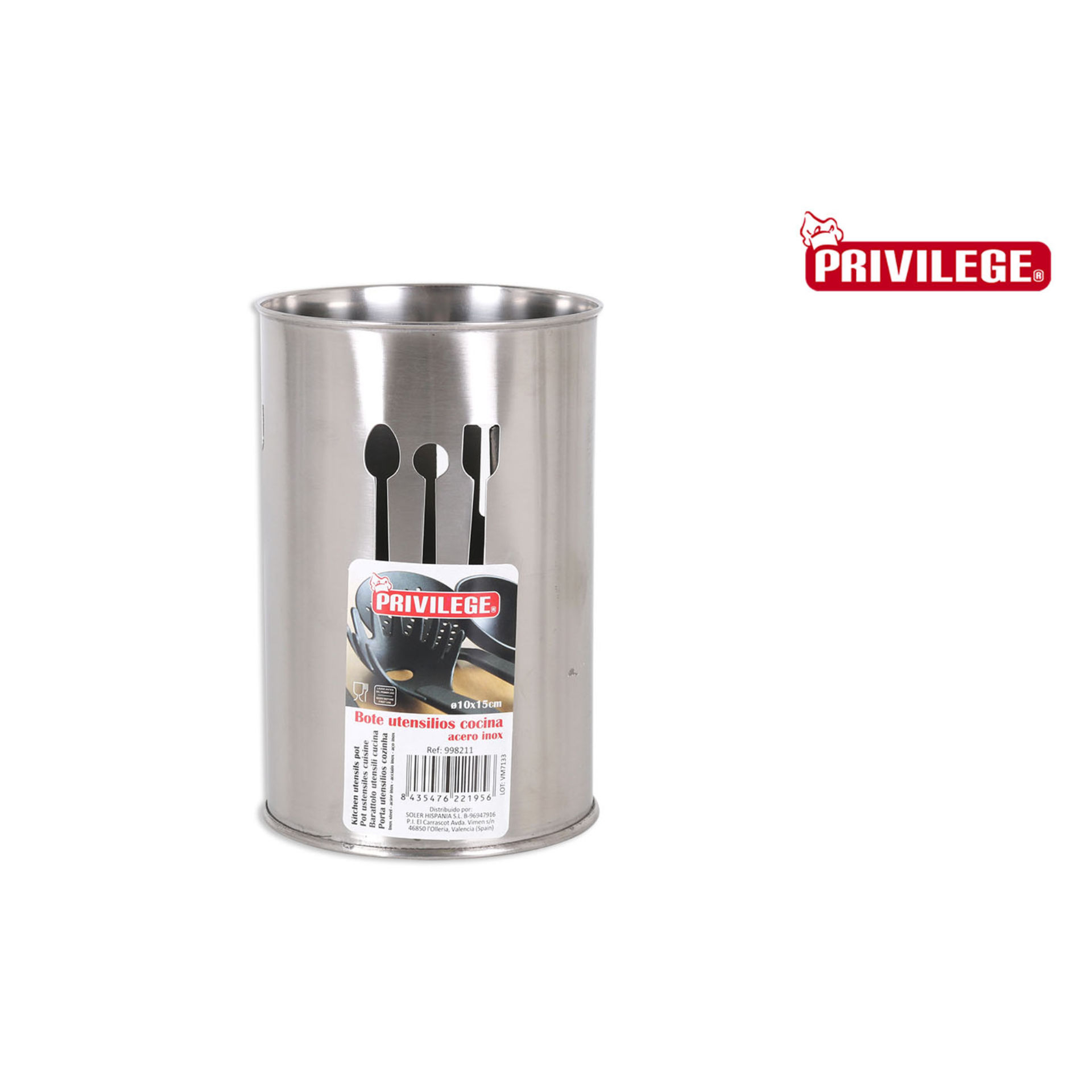 ACCIAIO INOX UTENS POT  10X15M  PRIVILEGESoler