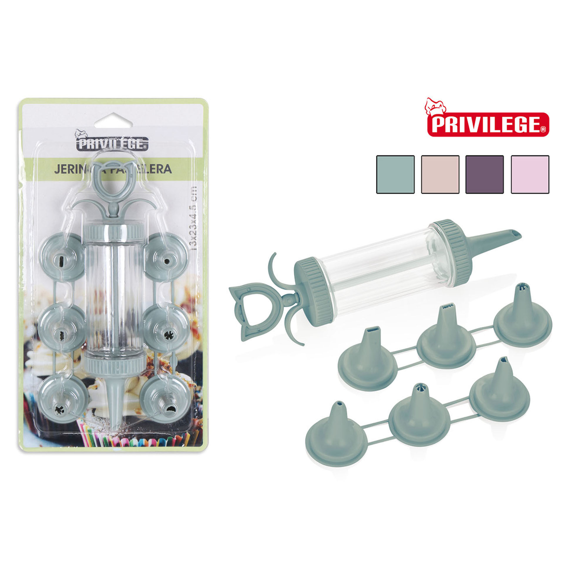 SIRINGE PASTICCERIA 13X23X4.5CM C/BOQ PRIVILEGESoler