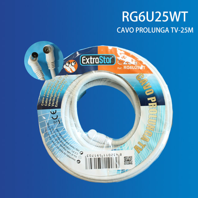 CAVO PROLUNGA TV 25MExtrastar