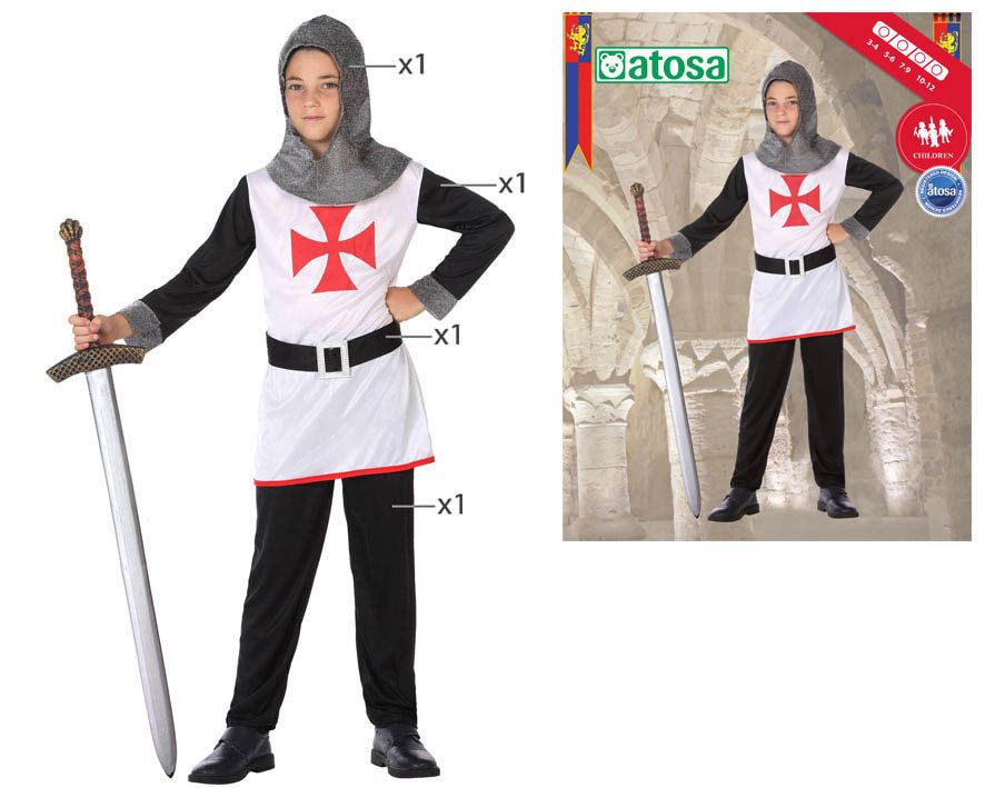 COSTUME CAVALIERE CROCIATE 5-6Atosa