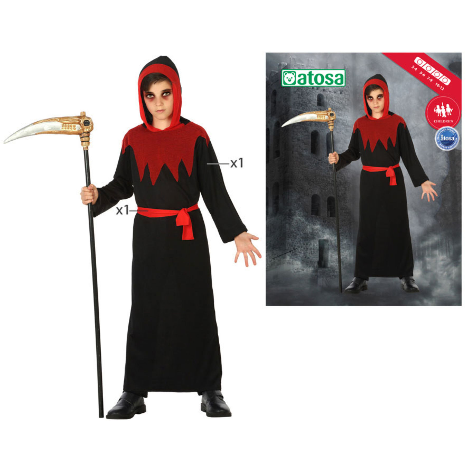 COSTUME TENEBROSO 3-4Atosa