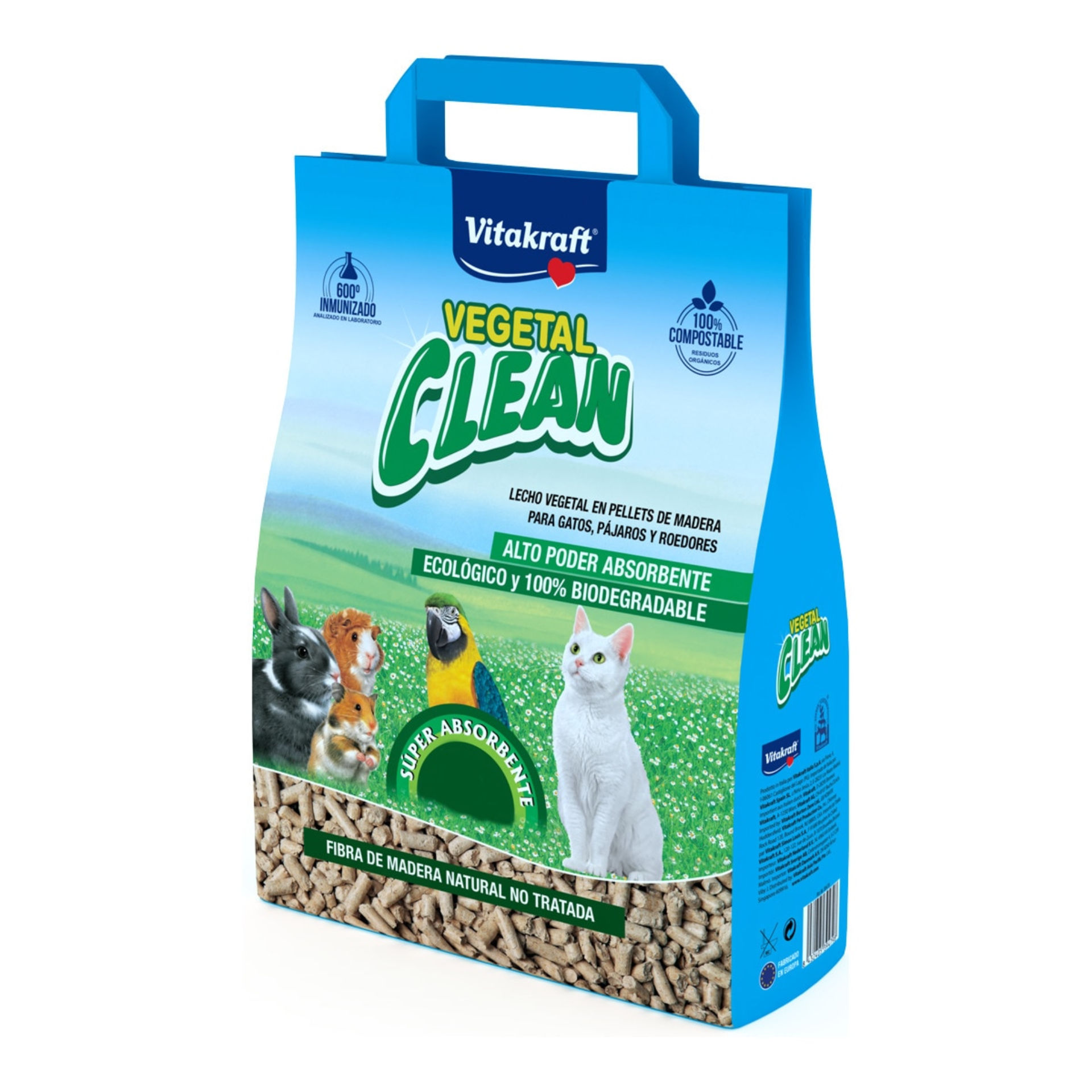 VEGETAL CLEAN LETTIERA 8 LTVitakraft